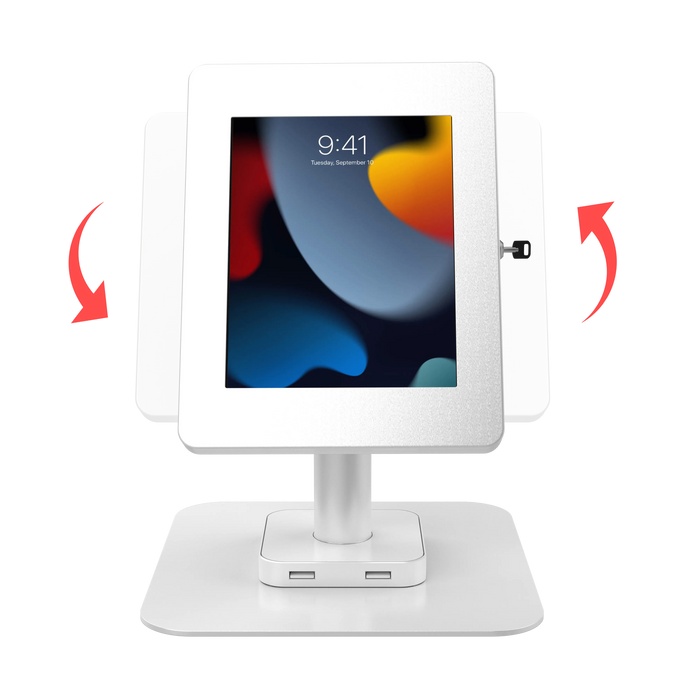 VESA Compatible Desk Mount with USB Ports and Cable Routing CTA DIGITAL