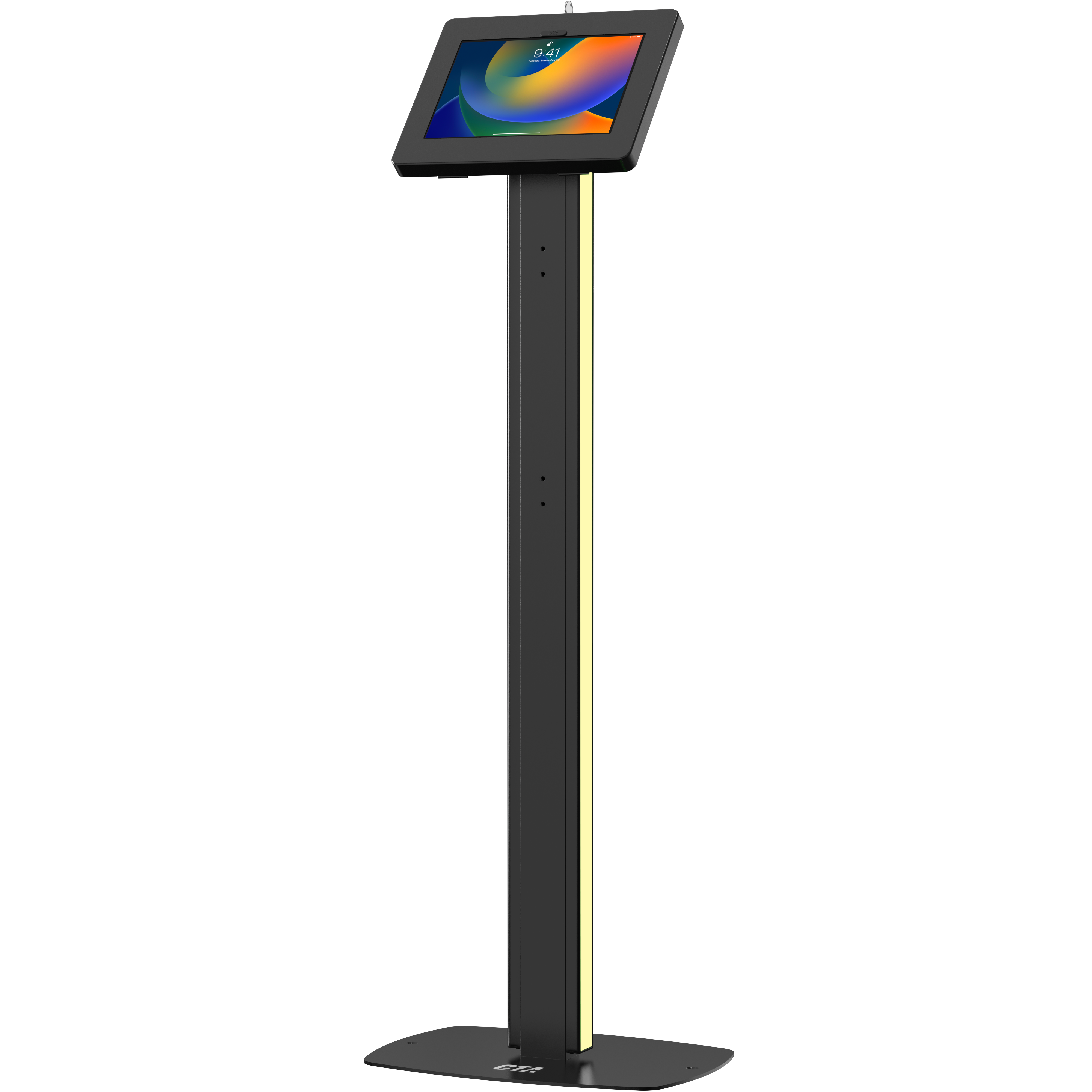 Premium Thin Floor Stand w/ LED Light Add-On for 9 - 11 inch Tablets including 11 inch iPad Air M2/ Pro M4 (2024) & more