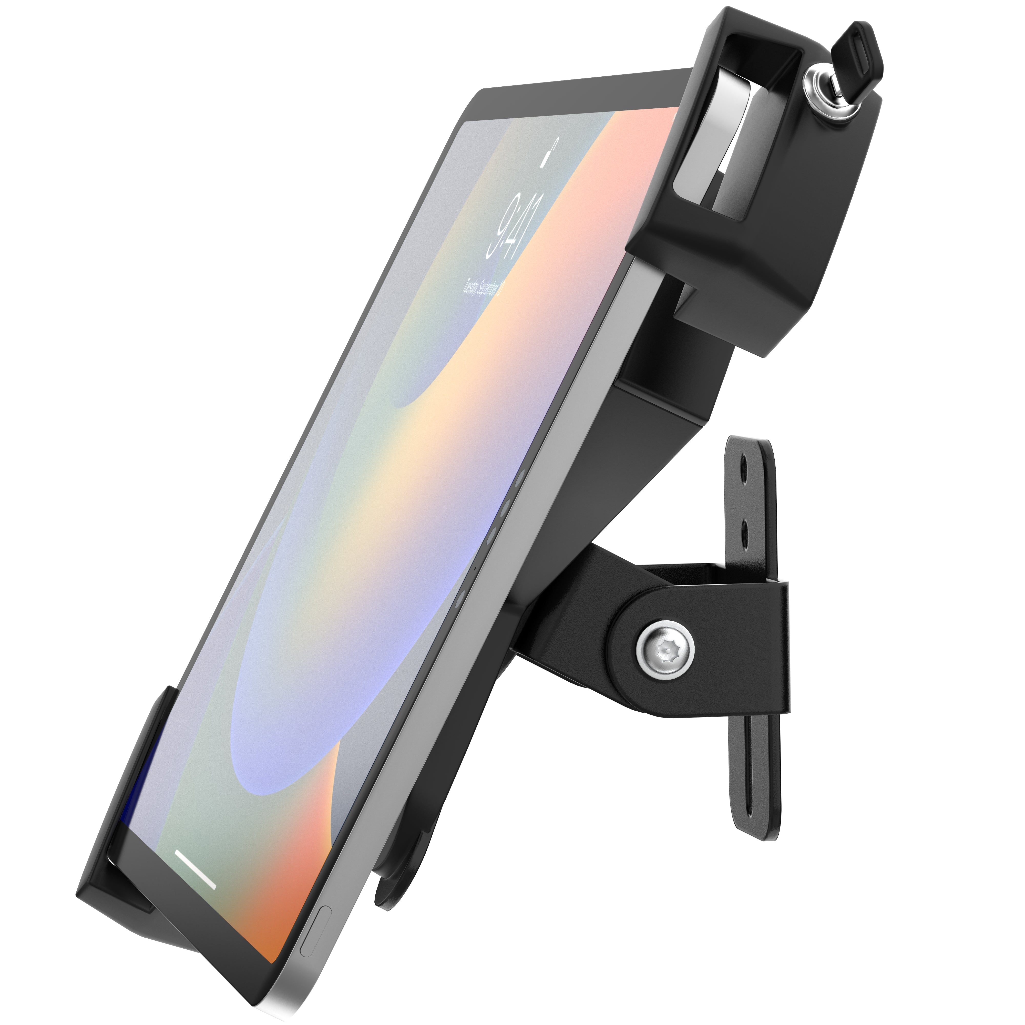 Universal Security Tablet Holder Mount for Poles, Beams, & Corners