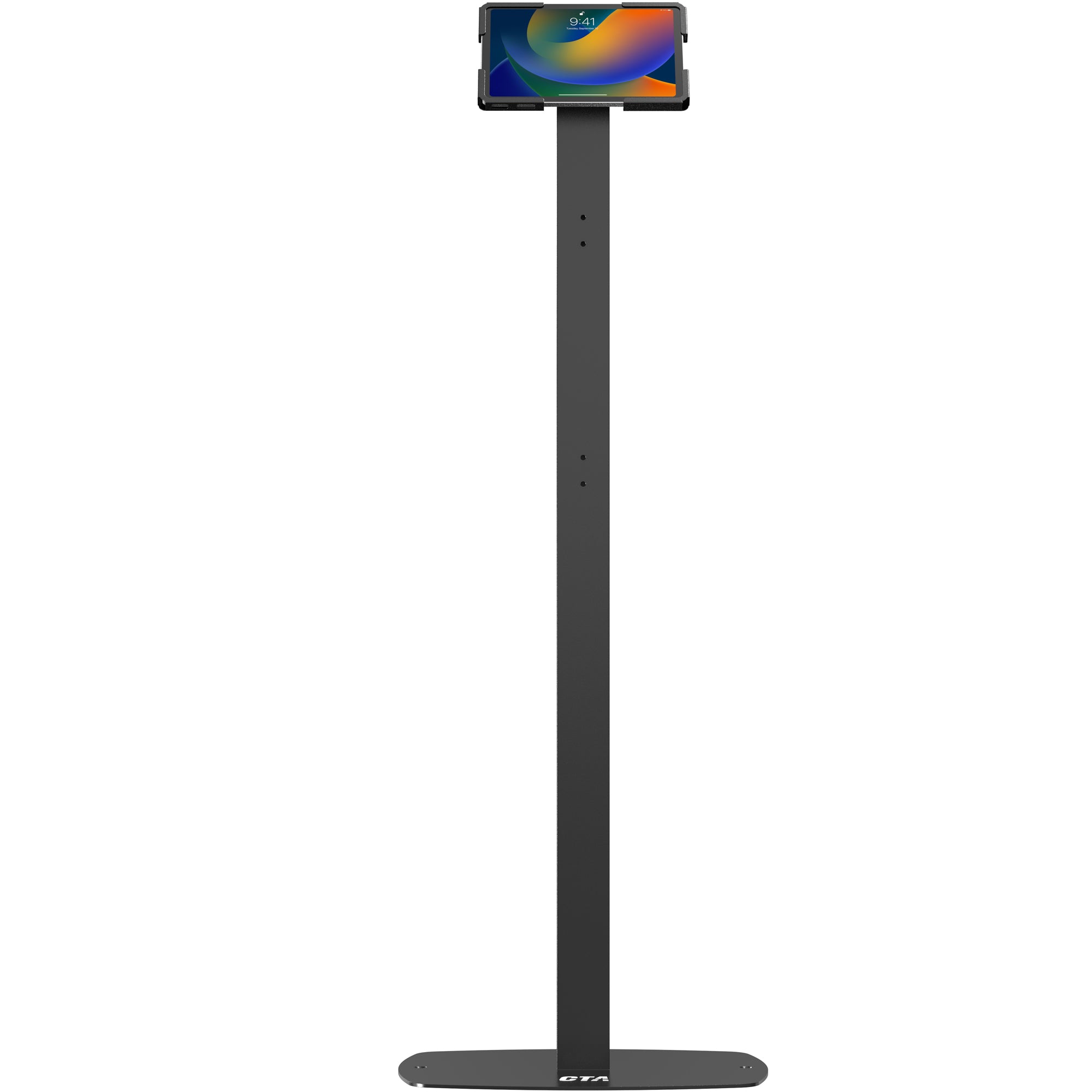 Thin Profile Floor Stand with Universal Holder for 9.7"-12.9" Tablets