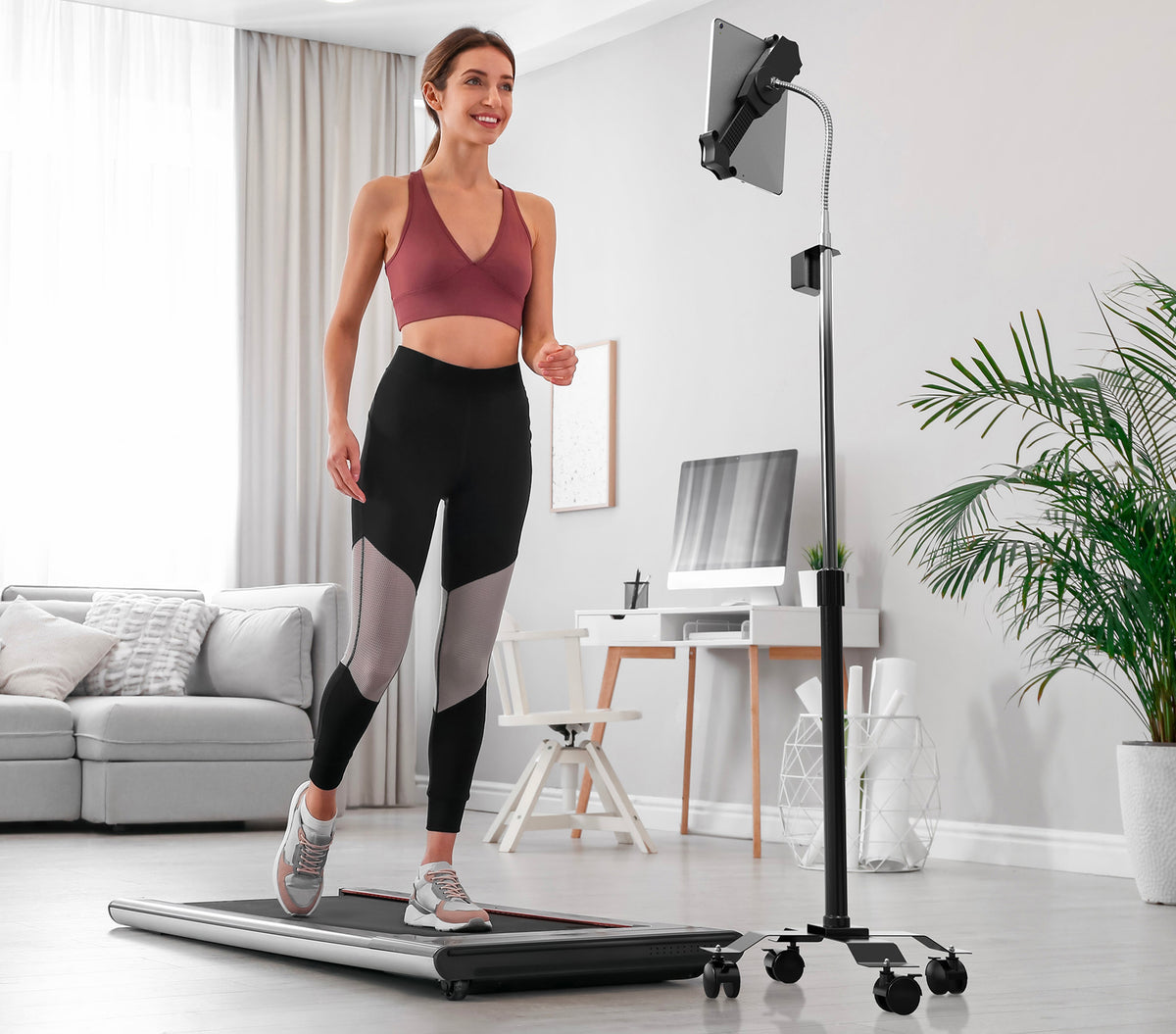 Compact Gooseneck Floor Stand