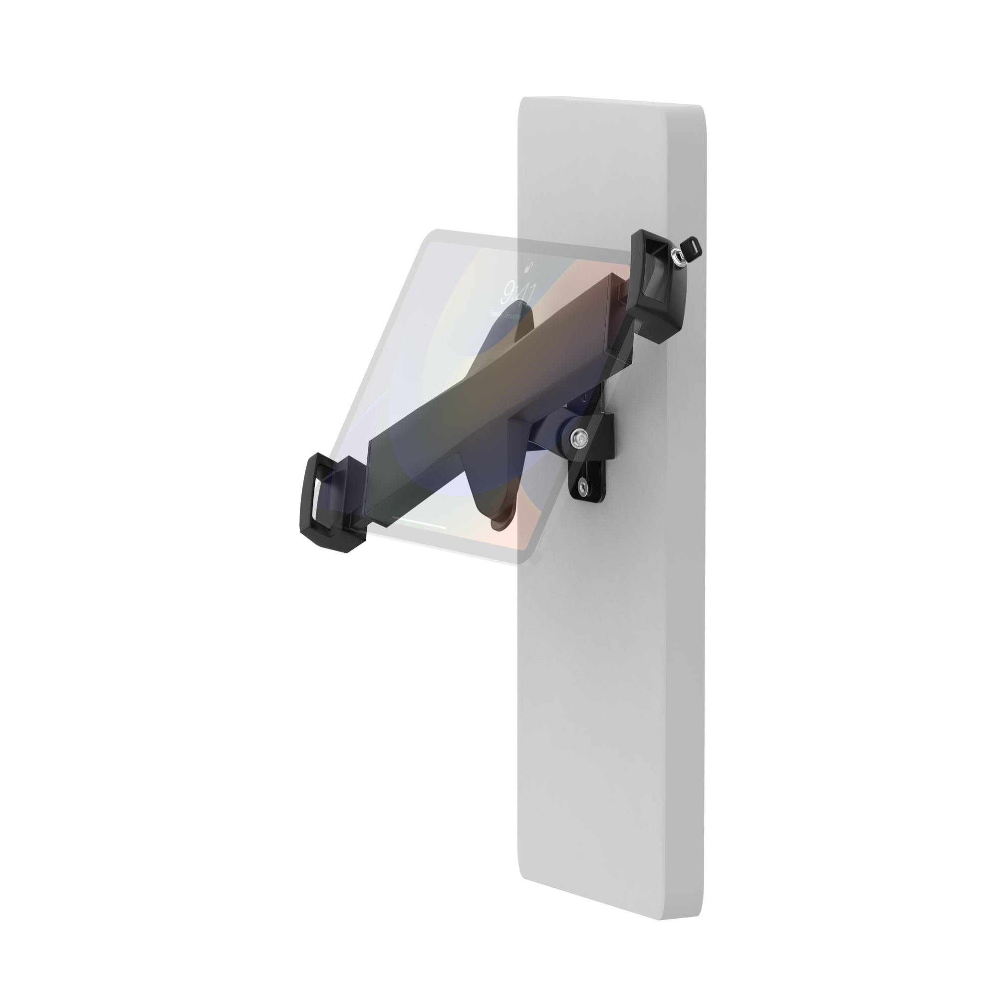Universal Security Tablet Holder Mount for Poles, Beams, & Corners