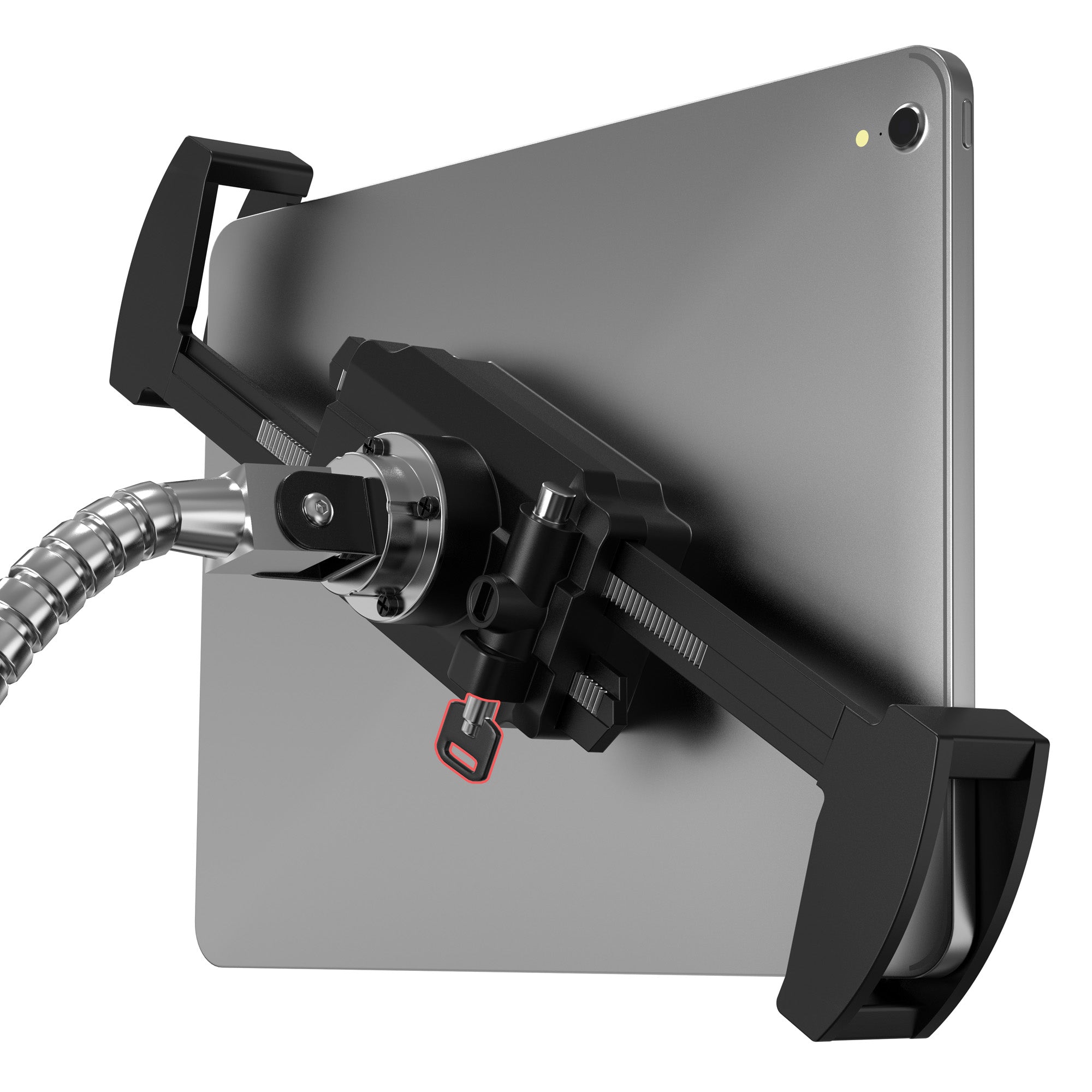 Rust Proof Security Gooseneck Clamp for Tablets up to 1" in Thickness