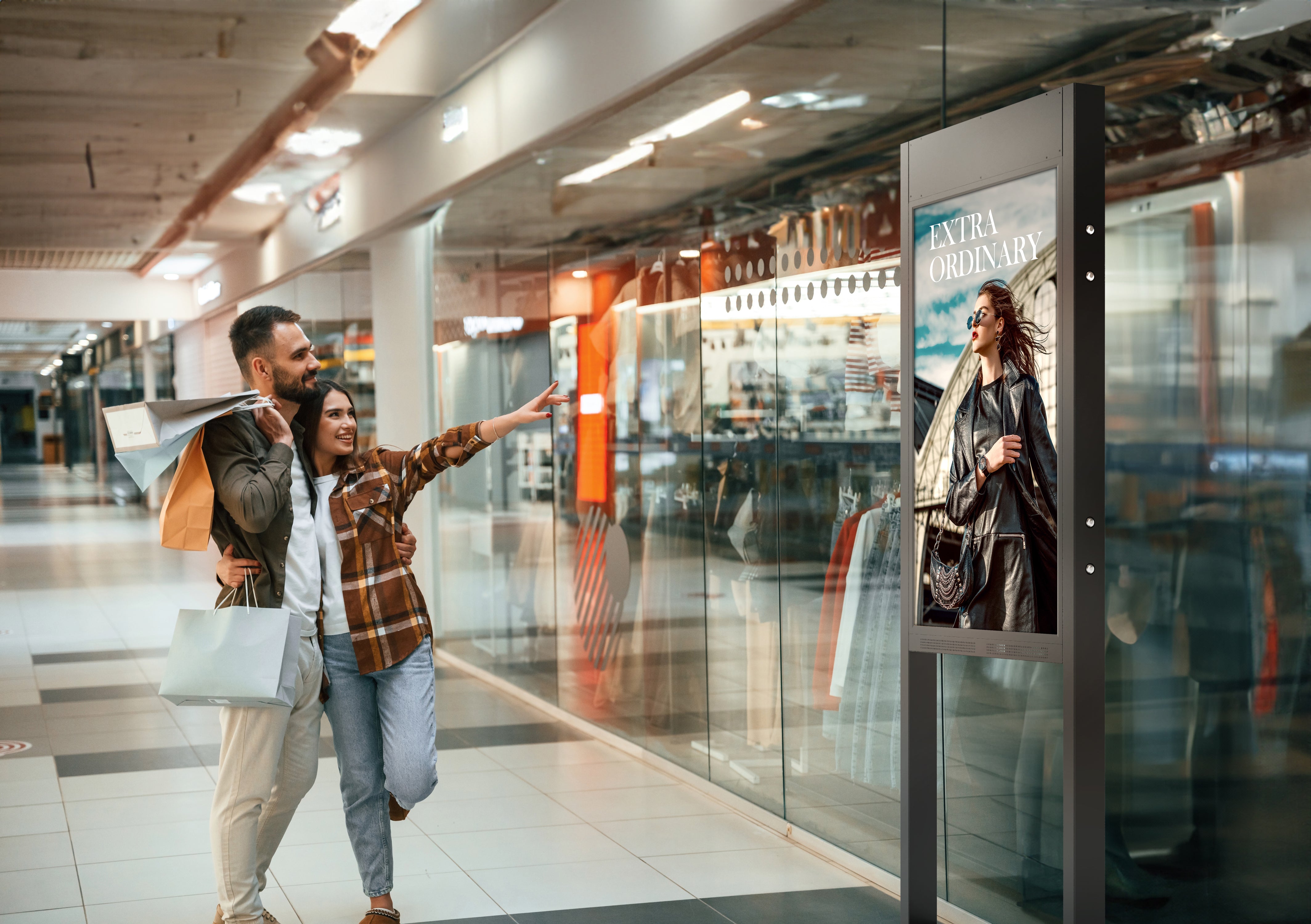 Premium Outdoor Floor Stand for 55" Displays