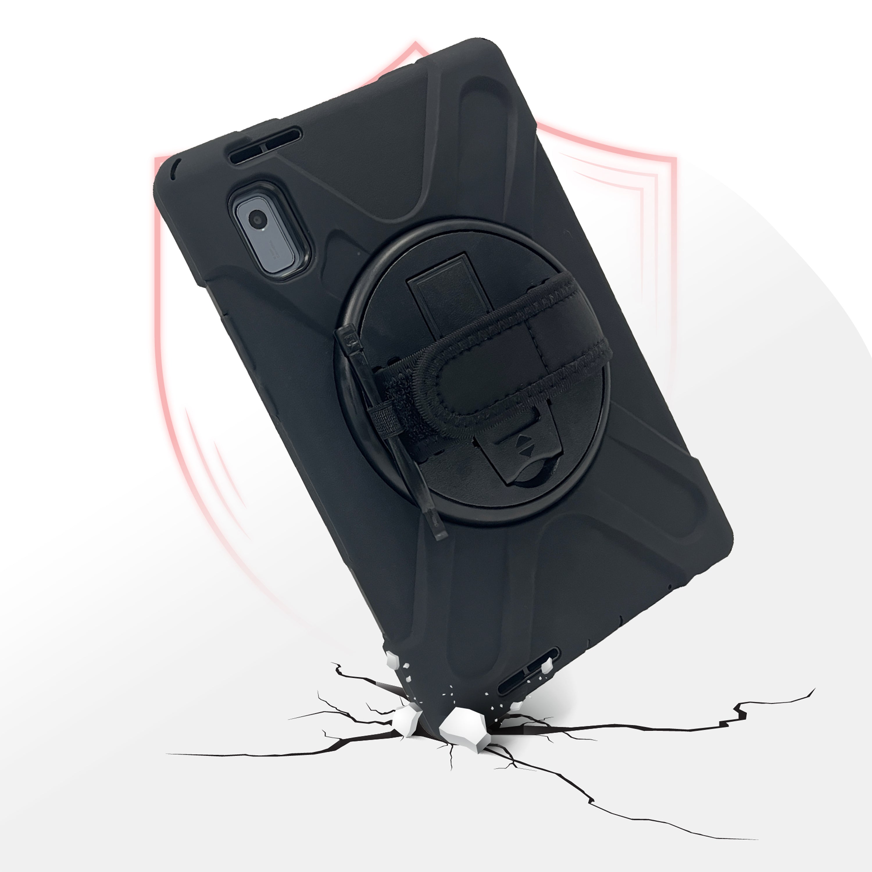 Protective Case with Built-in 360° Rotatable Grip Kickstand