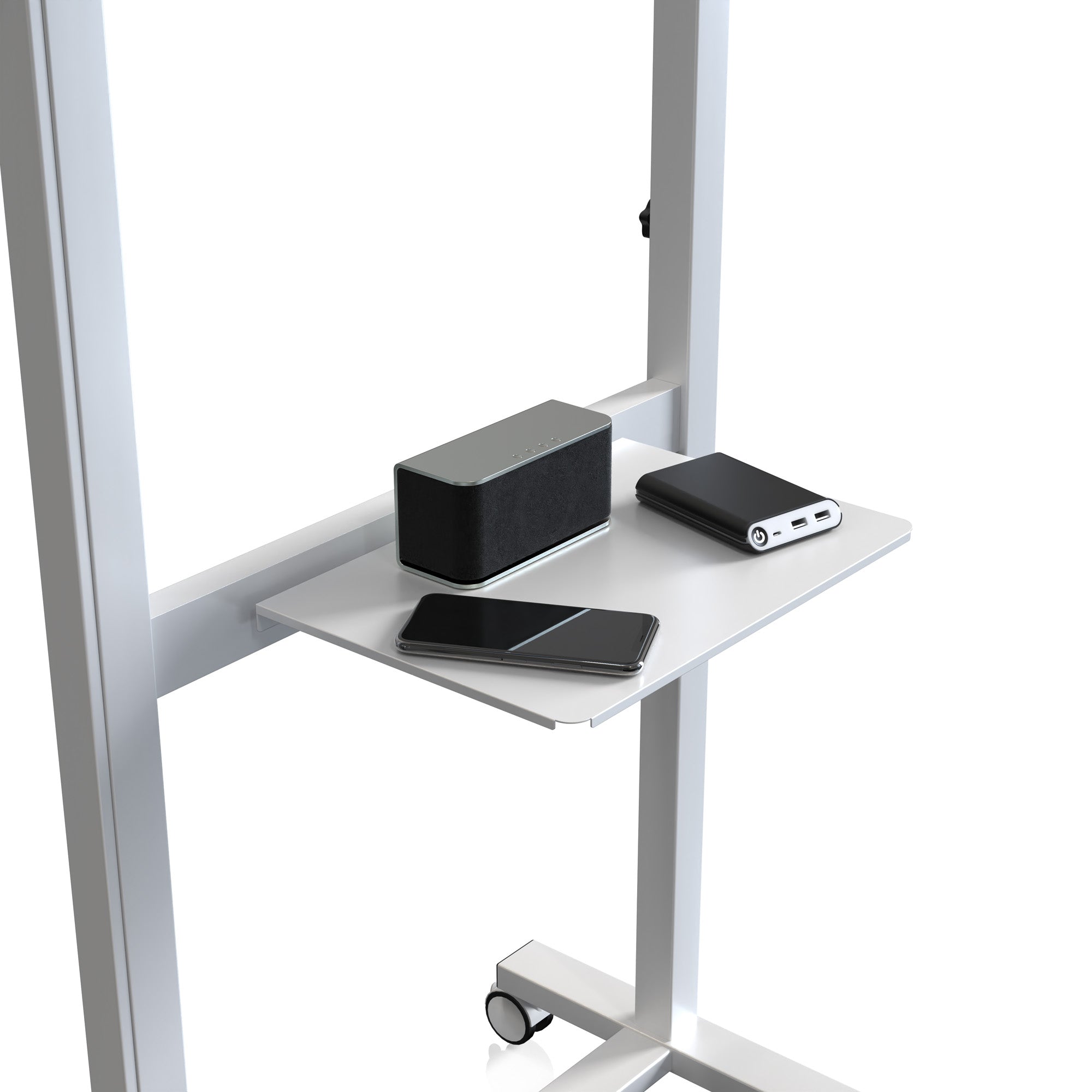 Rolling Display Mount with Cable Management