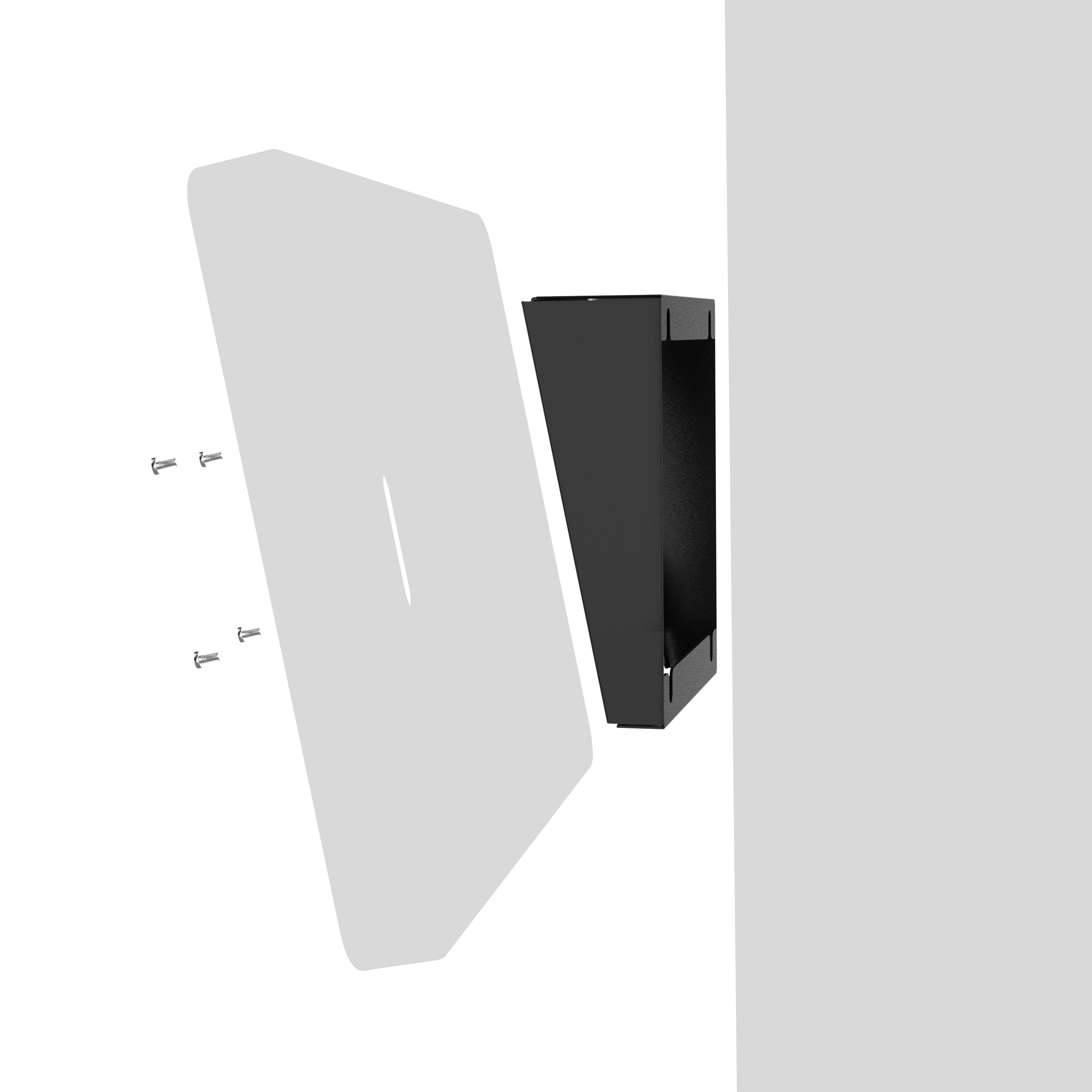 Premium VESA Wedge and Outlet / PoE Cover Add-On for Tablets