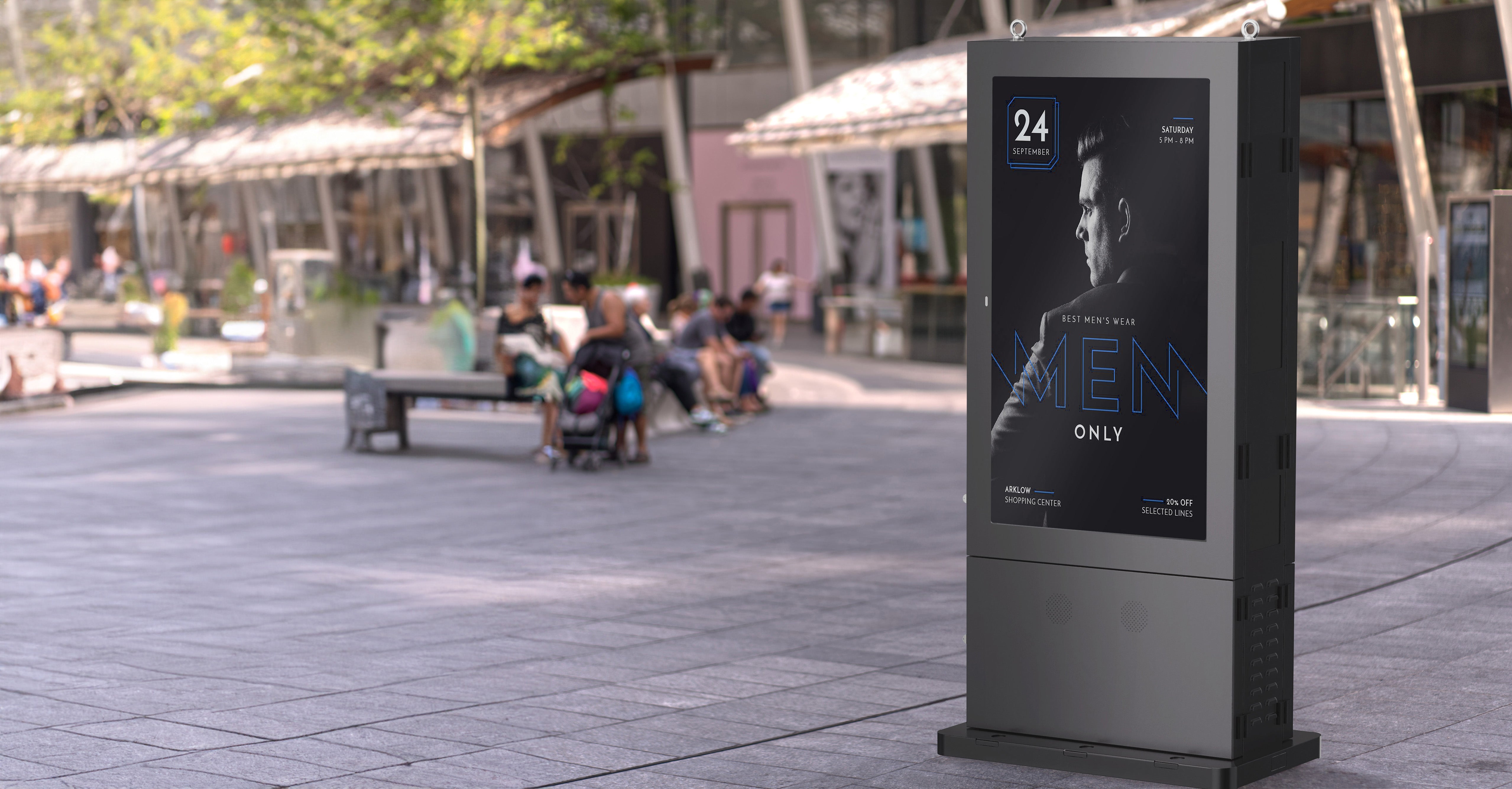 Premium Dual Sided Outdoor Kiosk