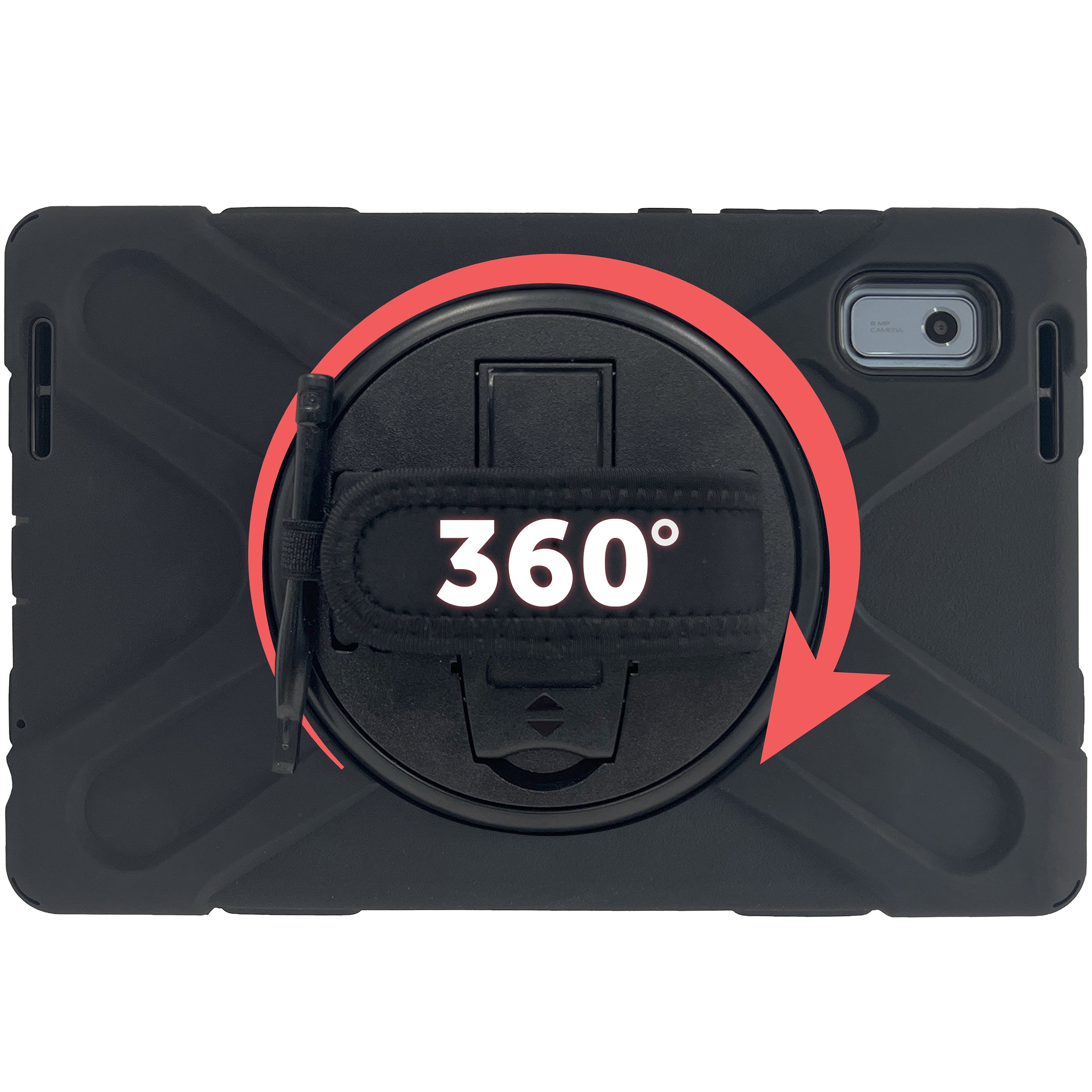 Protective Case with Built-in 360° Rotatable Grip Kickstand