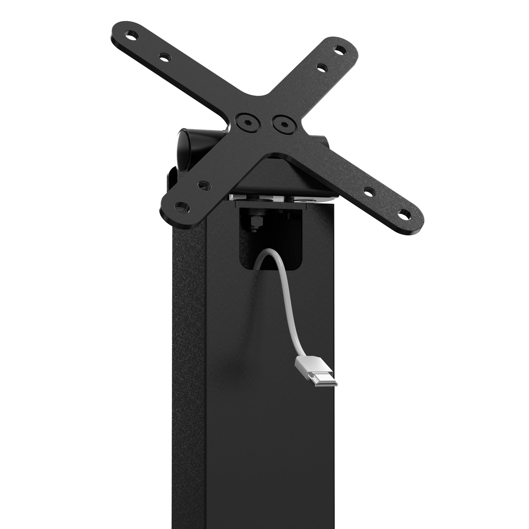 Rotating Sleek Desk Mount for Tablets and Displays up to 11lbs.