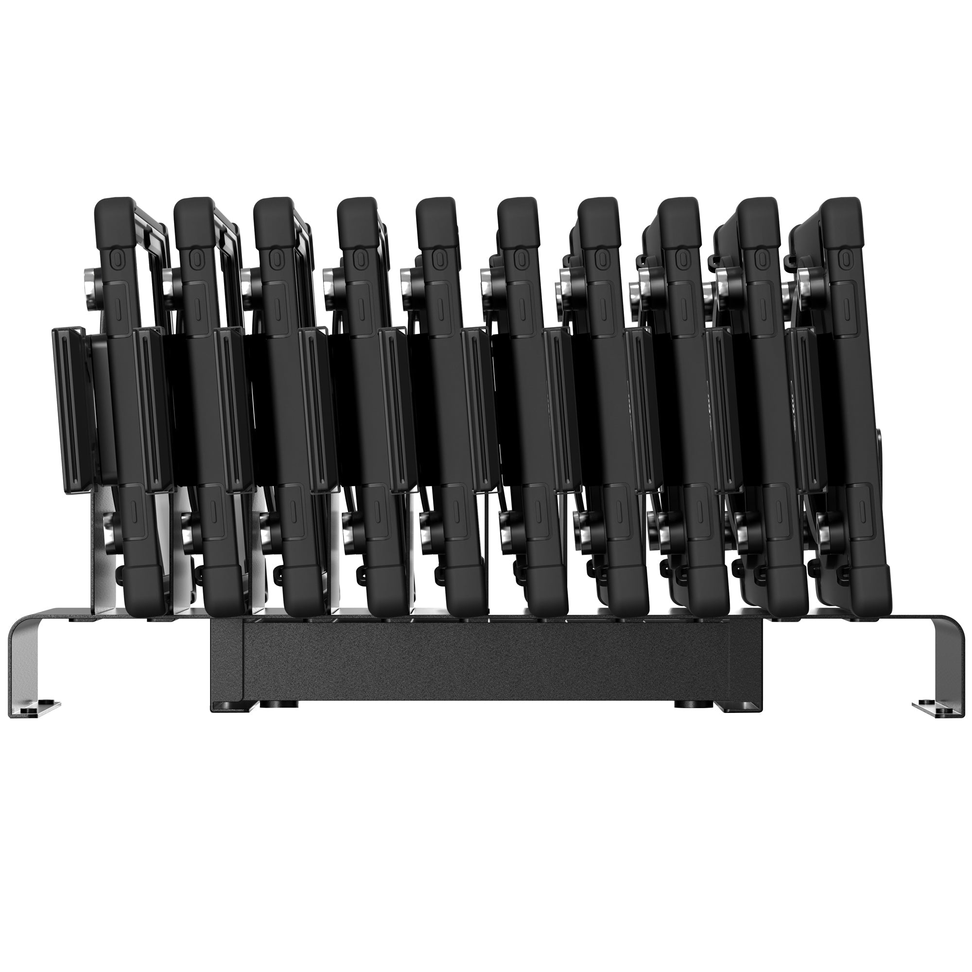 10 Slot Gang Charger w/ 12 Ports for Additional Devices