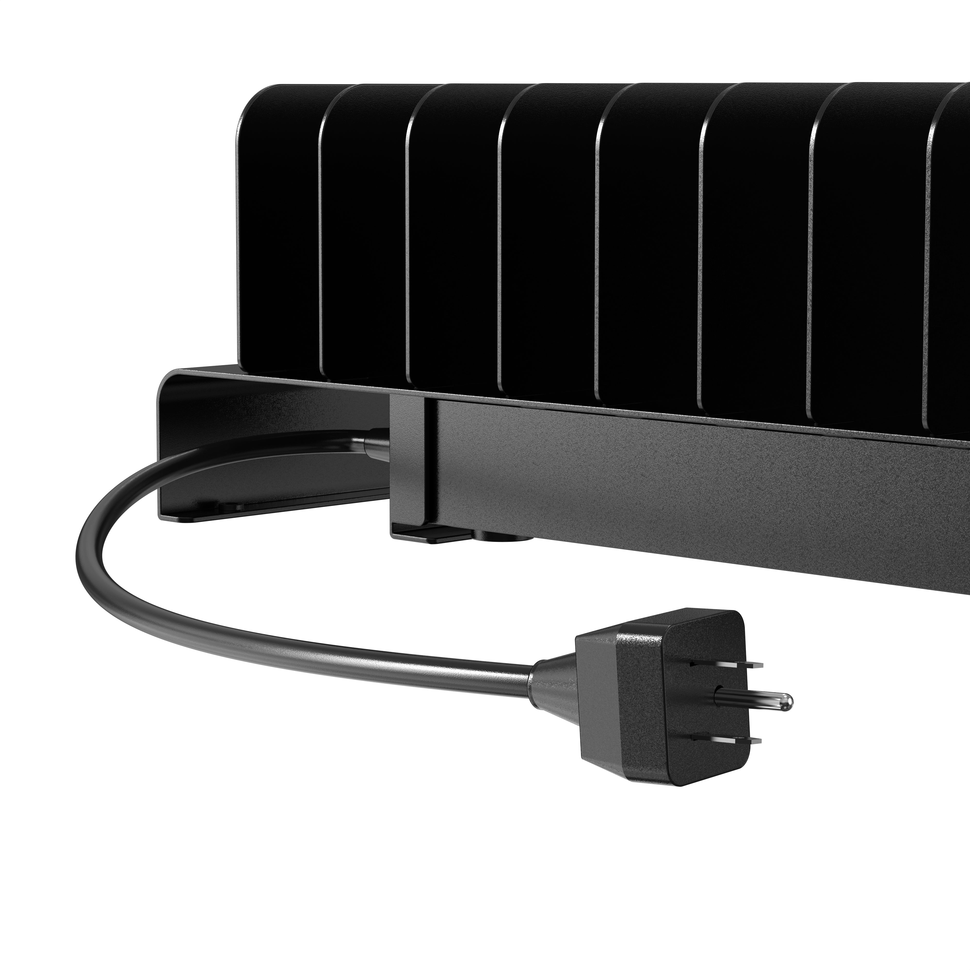 10 Slot Gang Charger w/ 12 Ports for Additional Devices