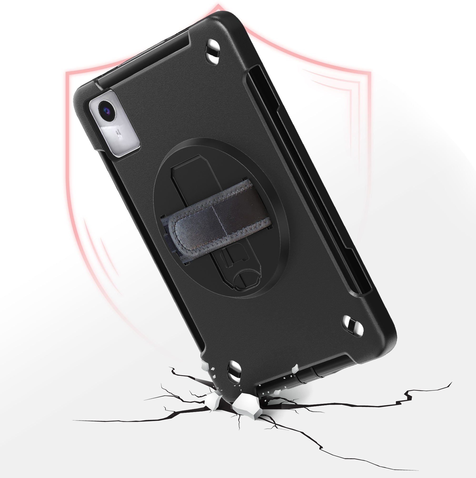 Protective Case with Built-in 360° Rotatable Grip Kickstand