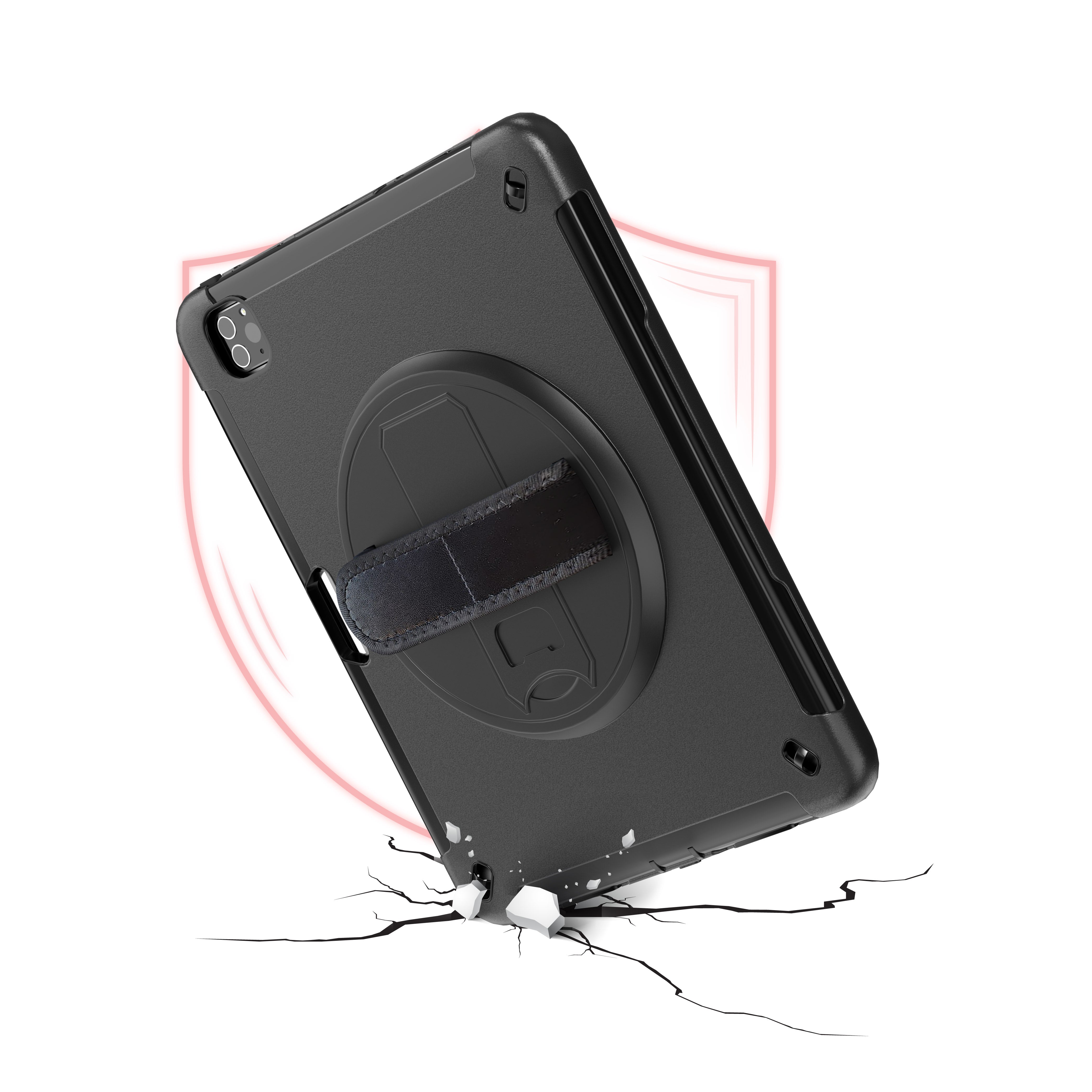 Protective Case with Build in 360° Rotatable Grip Kickstand