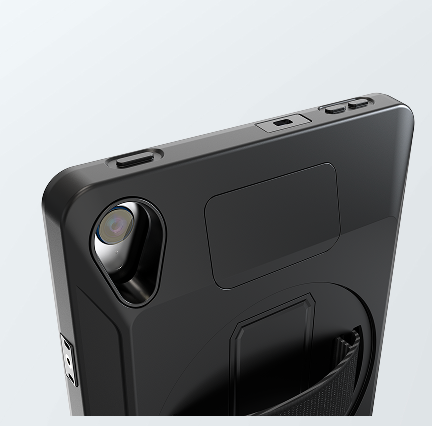 Full Access to Ports,
Buttons, and Jacks