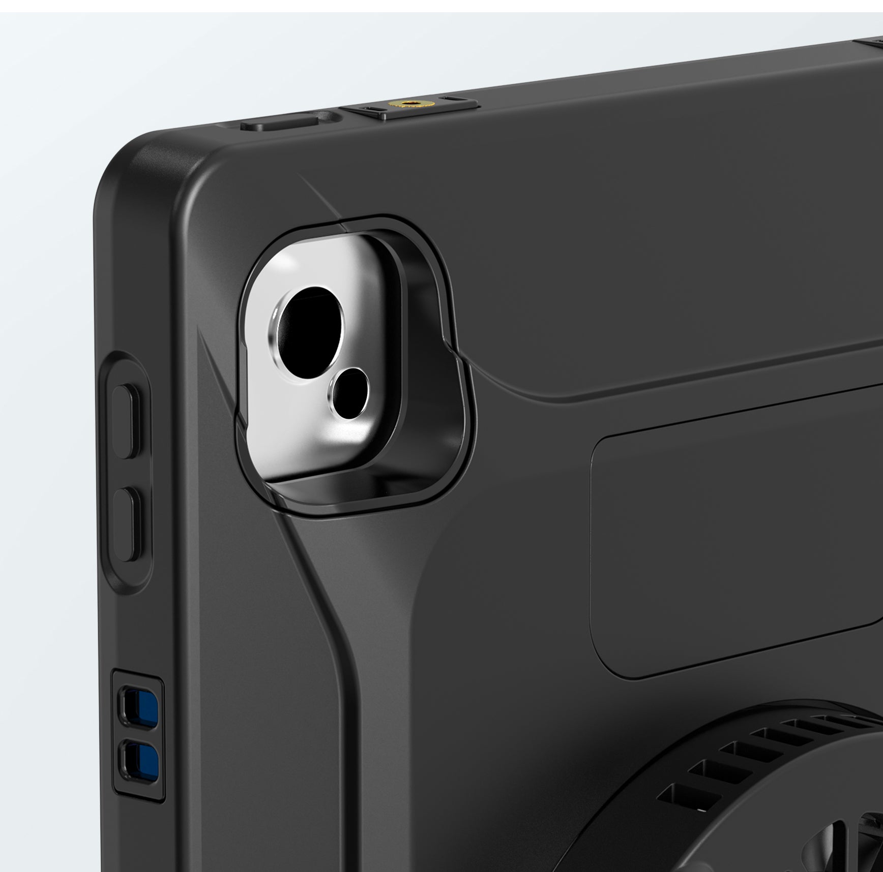 Full Access to Ports, Buttons, and Jacks
