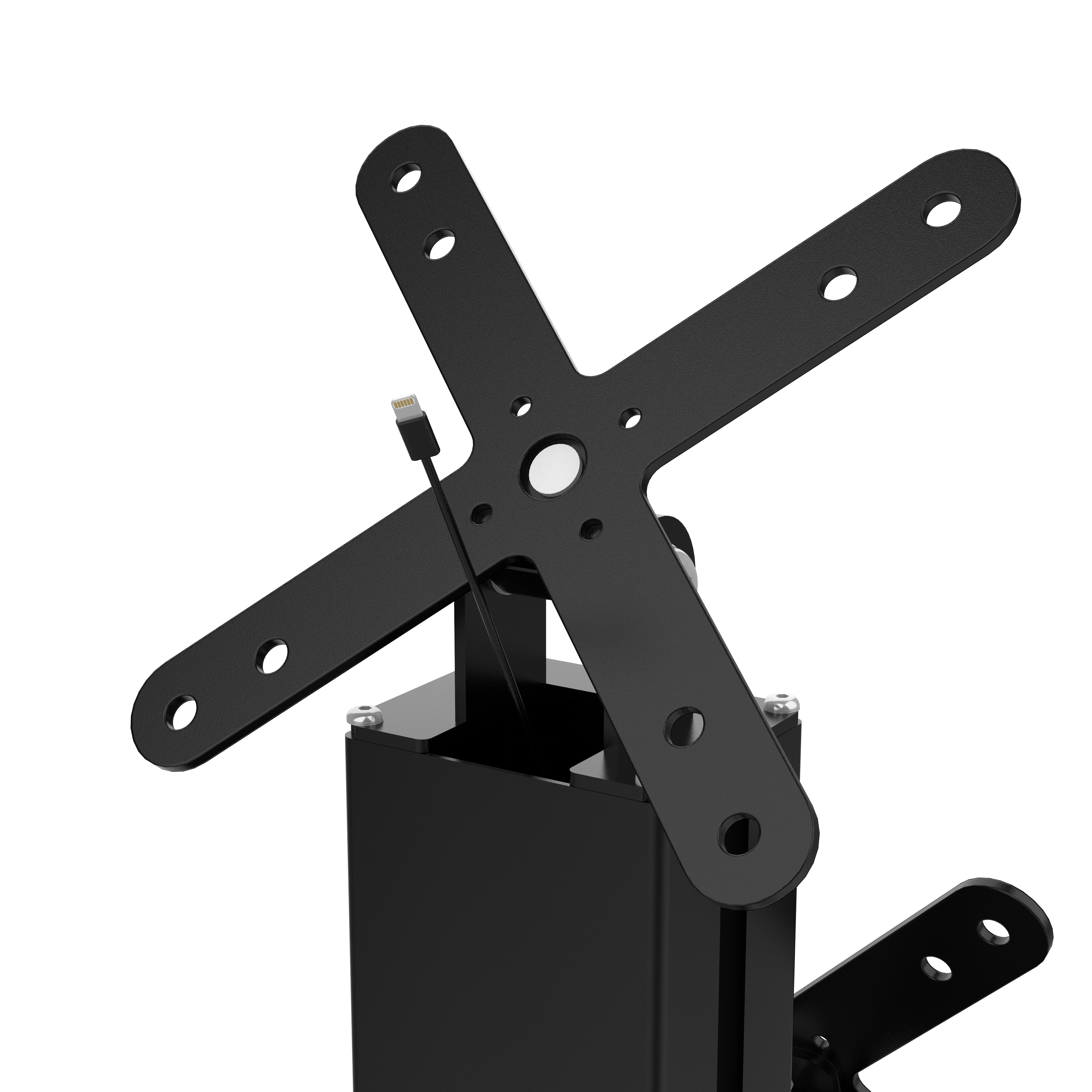 Adjustable Table Mount with 2 Universal Security Enclosures
