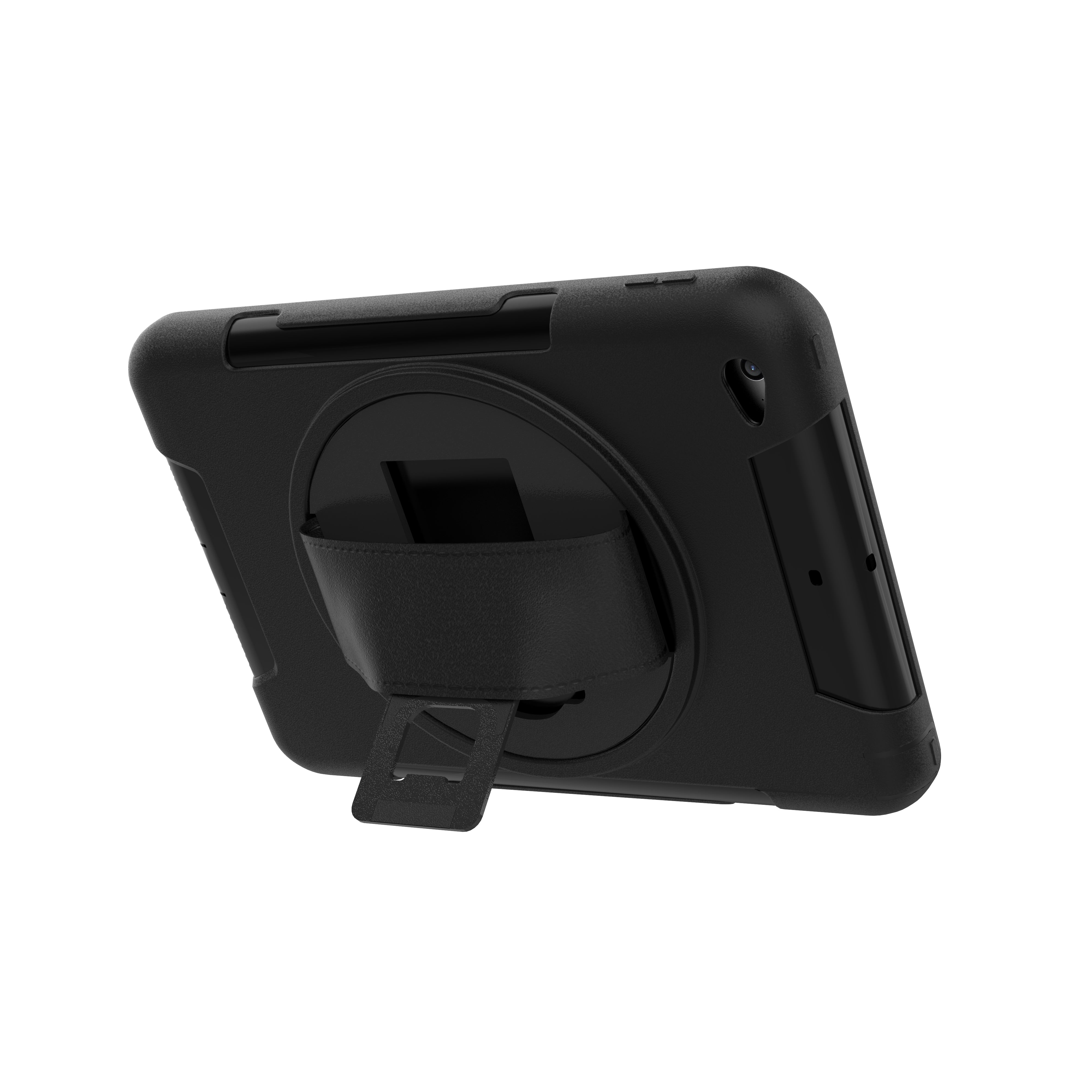 Protective Case with Built-in 360° Rotatable Grip Kickstand for iPad Mini