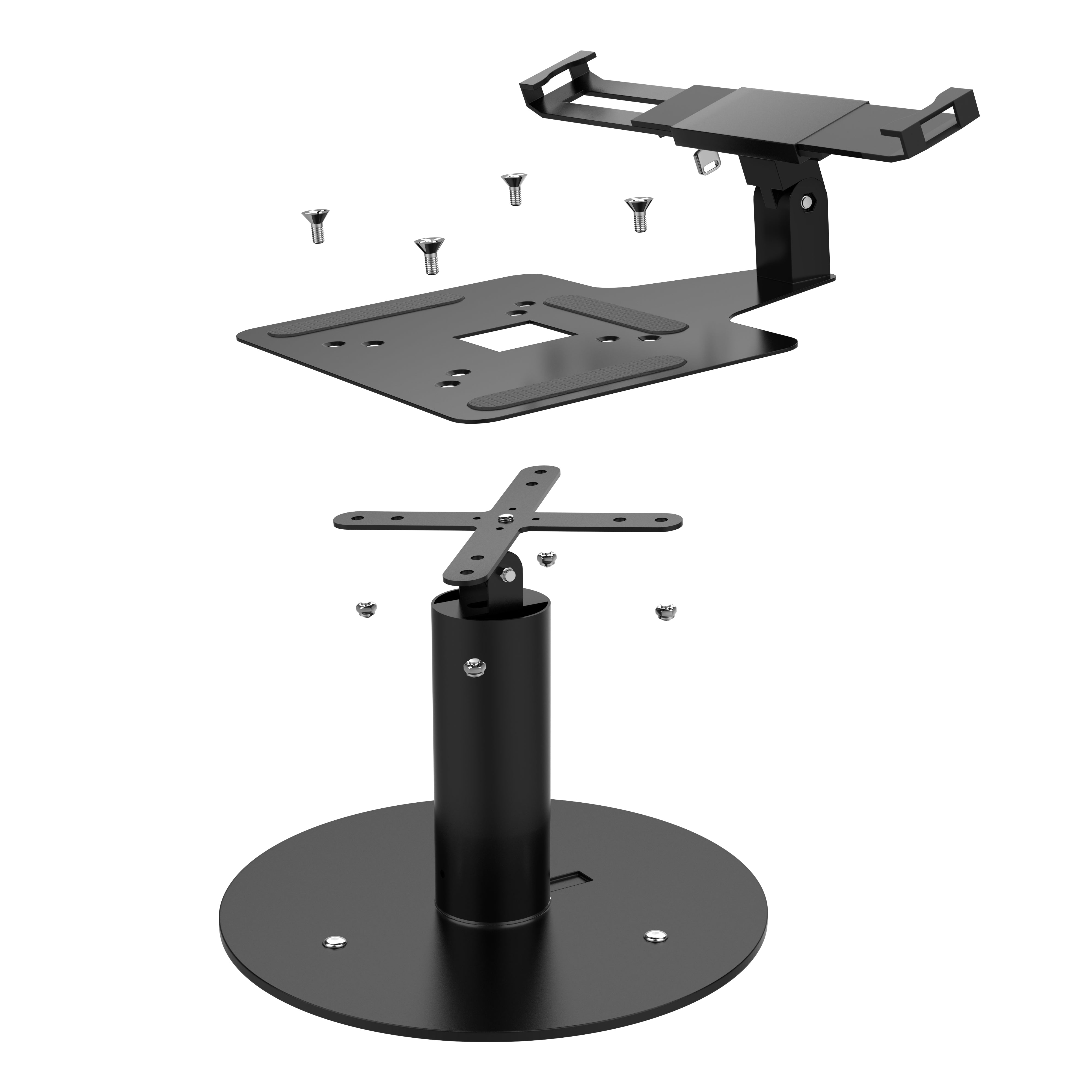 Laptop Security Arm with Heavy Duty Base Stand