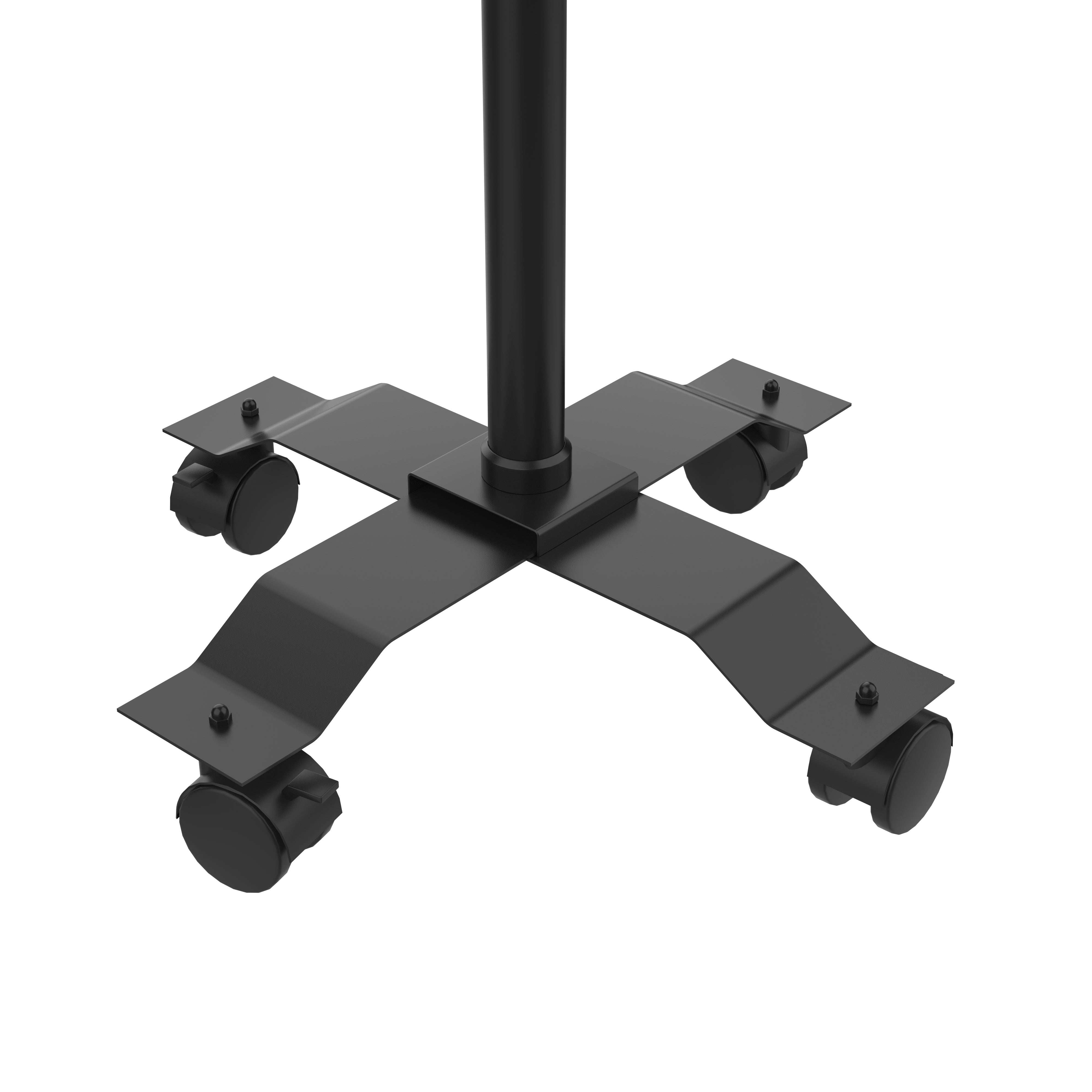 VESA-Compatible, Height-Adjustable Rolling Floor Stand