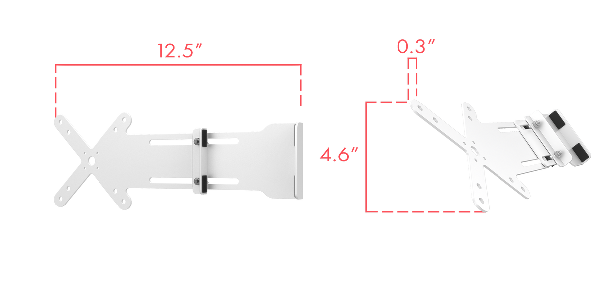 Adjustable Card Reader Holder w/ VESA Plate