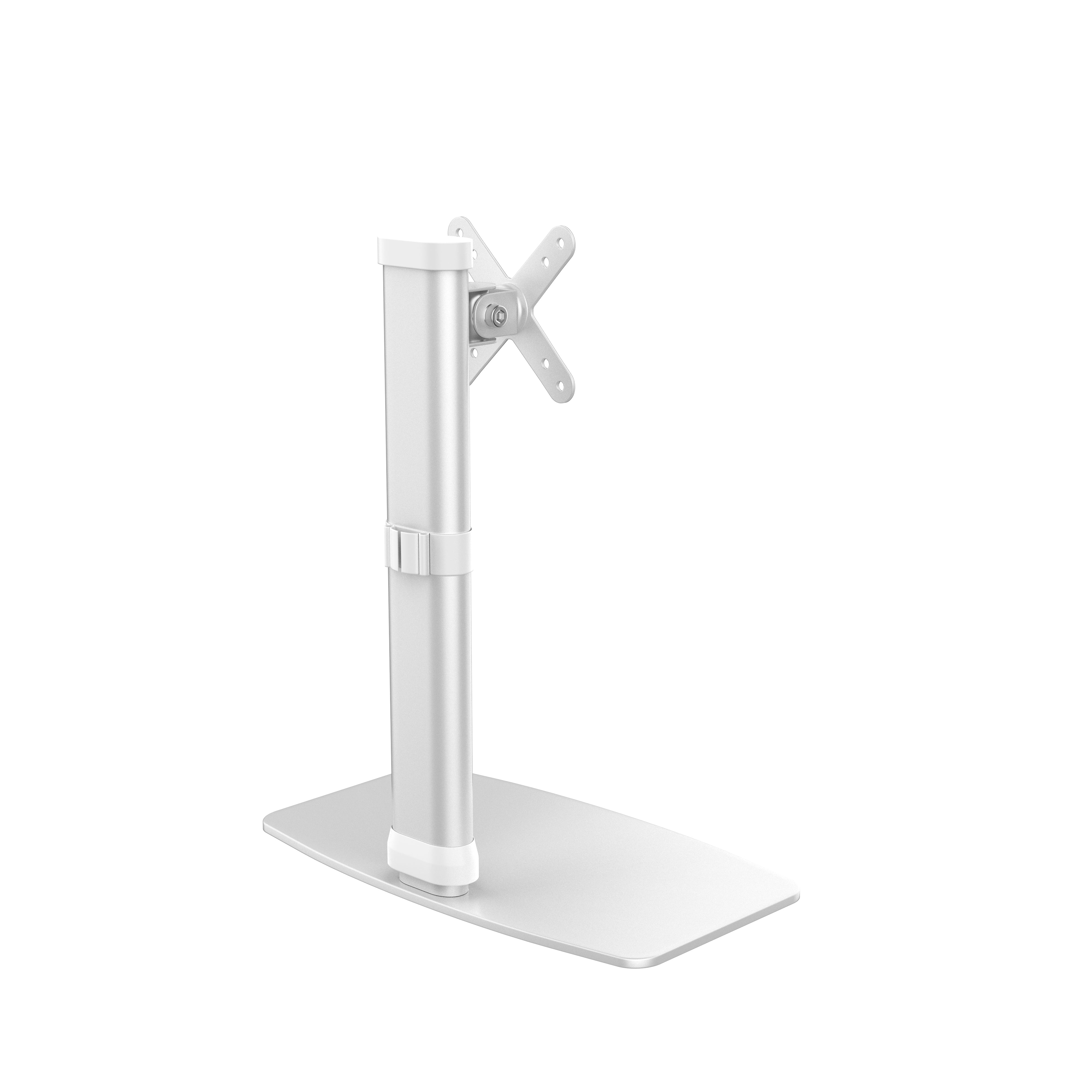 VESA Compatible Desk Stand w/ Height Adjustable Pole