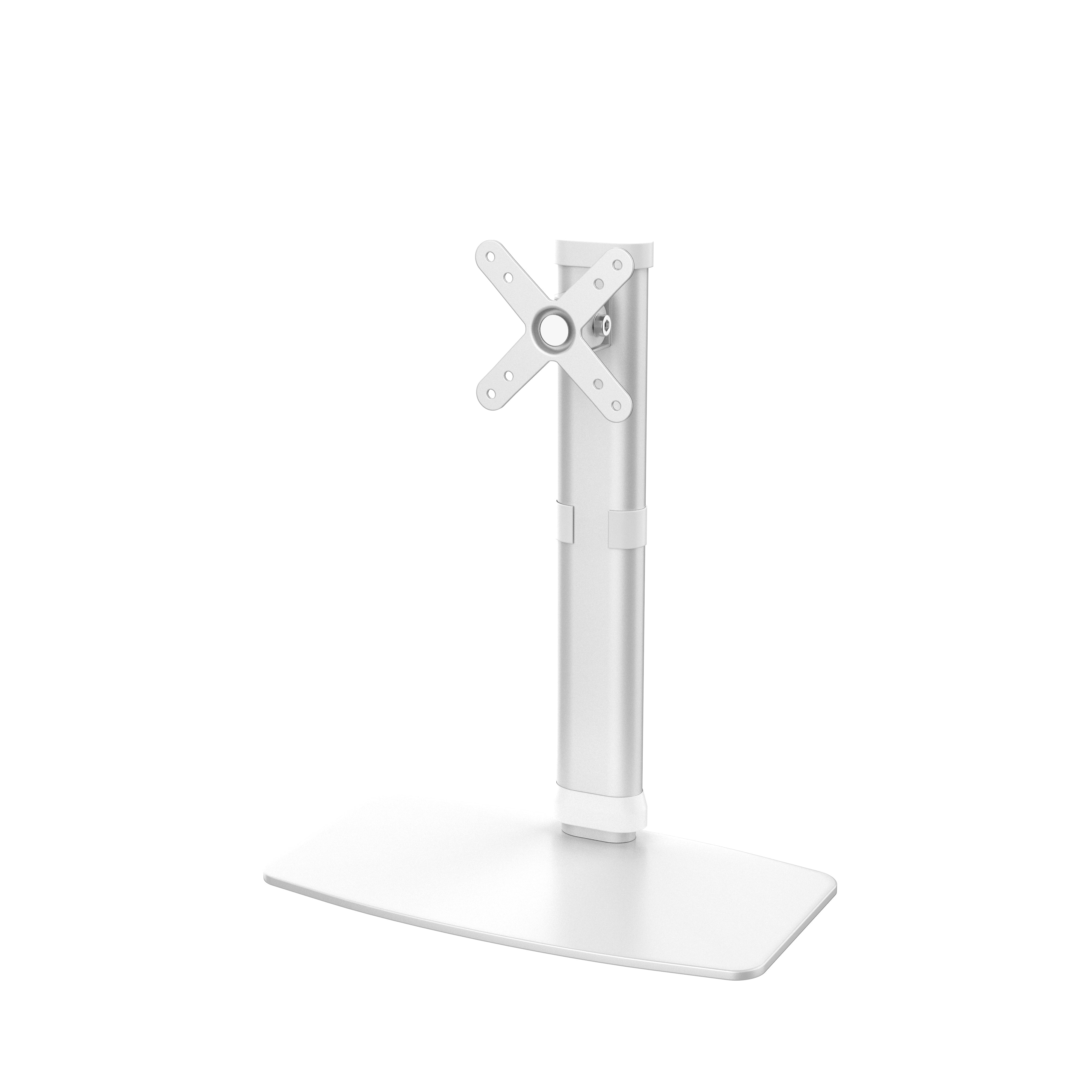 VESA Compatible Desk Stand w/ Height Adjustable Pole