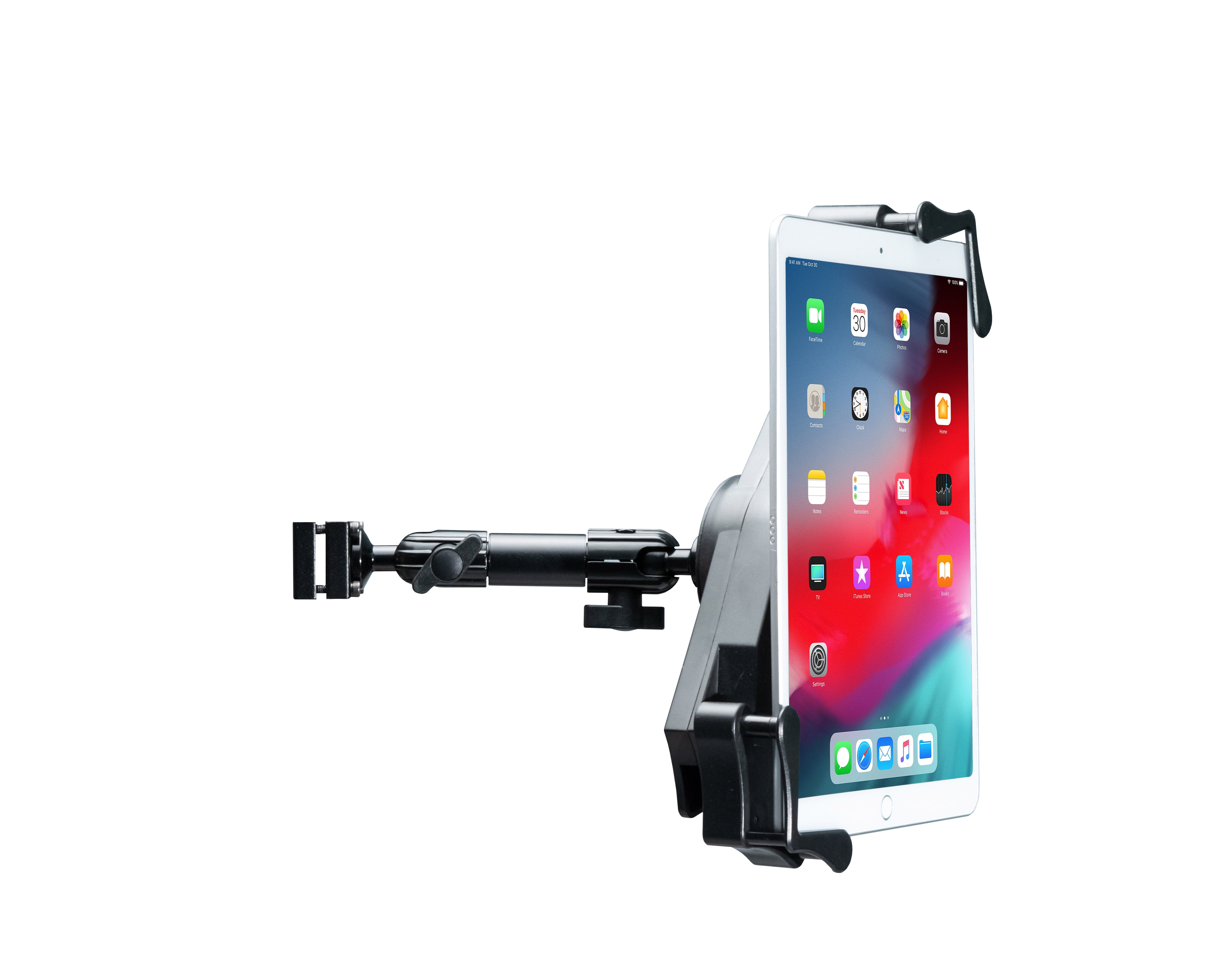 Vehicle Headrest Flex Mount for 7-14 Inch Tablets including 13-inch iPad Air M2/ Pro M4 (2024), iPad 10.2-inch (7th/ 8th/ 9th Generation) and more