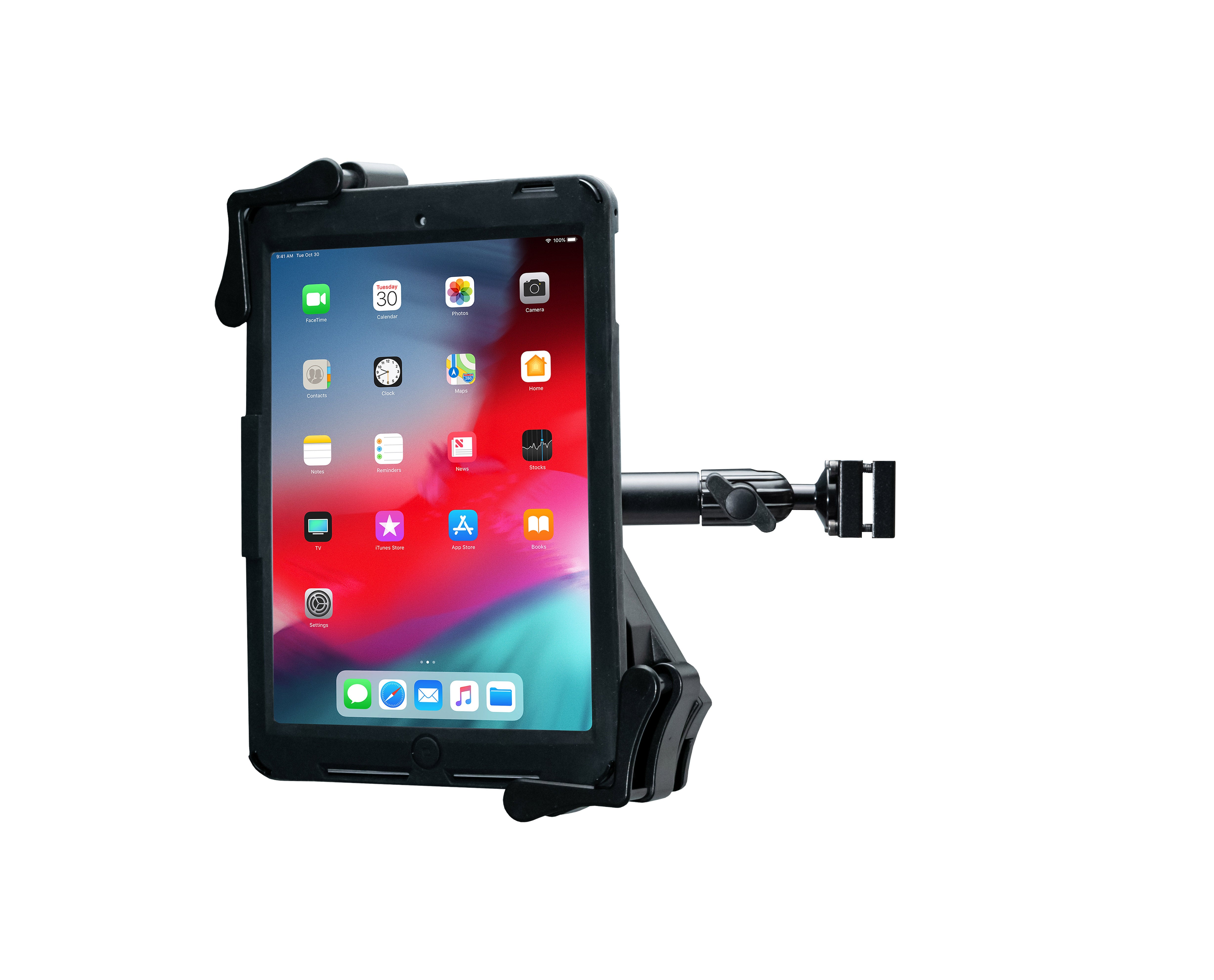Vehicle Headrest Flex Mount for 7-14 Inch Tablets including 13-inch iPad Air M2/ Pro M4 (2024), iPad 10.2-inch (7th/ 8th/ 9th Generation) and more