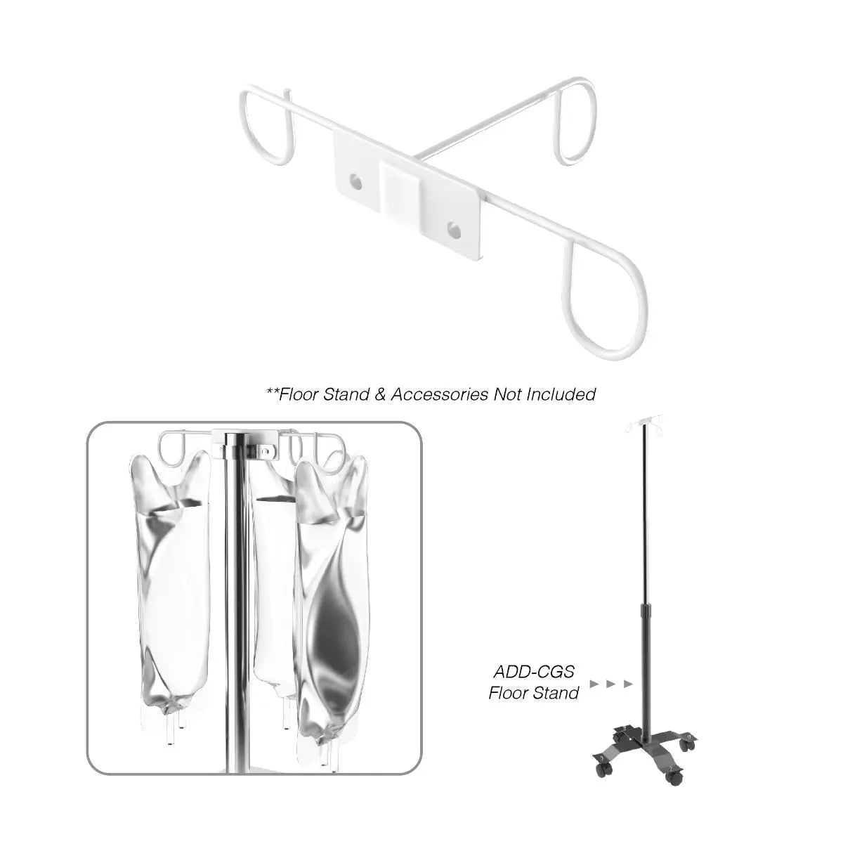 Add-On For IV Holder 25mm Pole