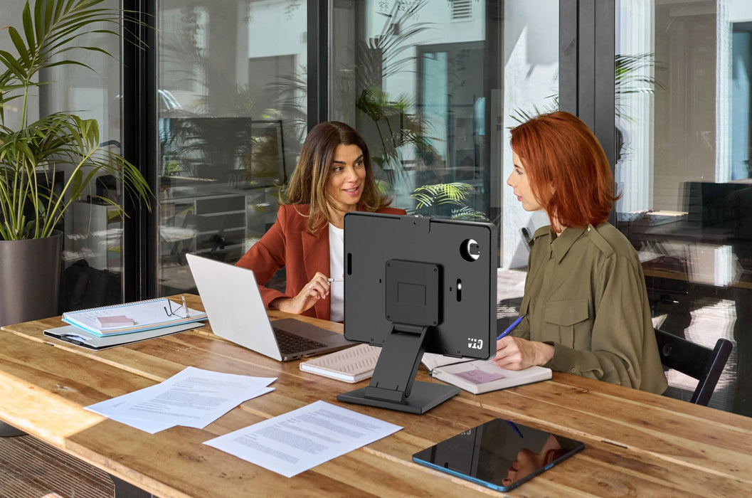 Adjustable Monitor Desk Mount with Weighted Base CTA DIGITAL