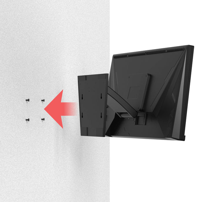 Adjustable Monitor Desk Mount with Weighted Base CTA DIGITAL