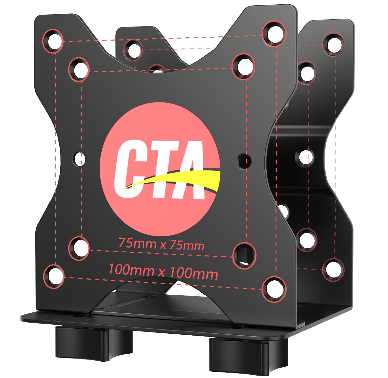 VESA Adjustable Monitor/ CPU Wedge Mount