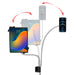 Compact Dual Gooseneck Floor Stand for Phone and 7-13-Inch Tablets CTA DIGITAL