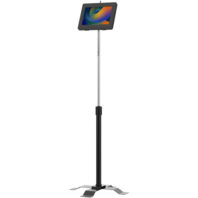 Compact Floor Stand with Universal Security Enclosure