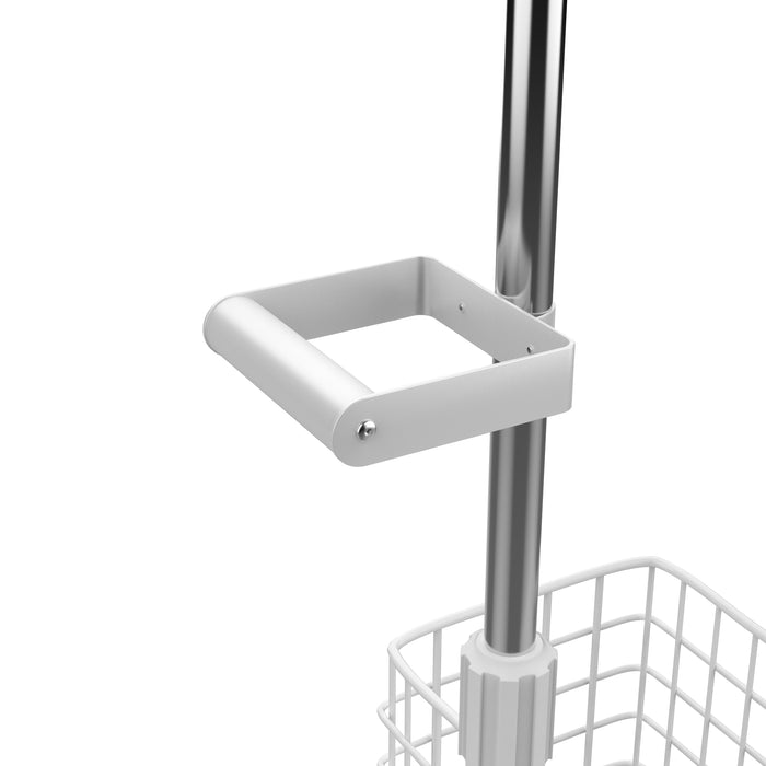 Compact Gooseneck Floor Stand with Accessories for 7-13-Inch Tablets (White) CTA DIGITAL