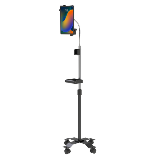 Compact Mobile Gooseneck Floor Stand with Handle for 7-13 Inch Tablets CTA DIGITAL
