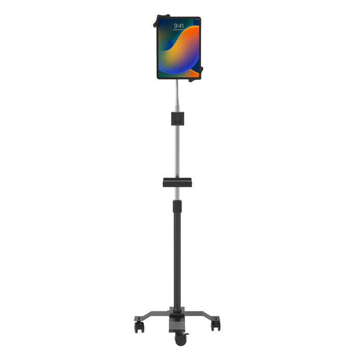 Compact Mobile Gooseneck Floor Stand with Handle for 7-13 Inch Tablets CTA DIGITAL