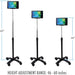 Compact Security Gooseneck Floor Stand CTA DIGITAL