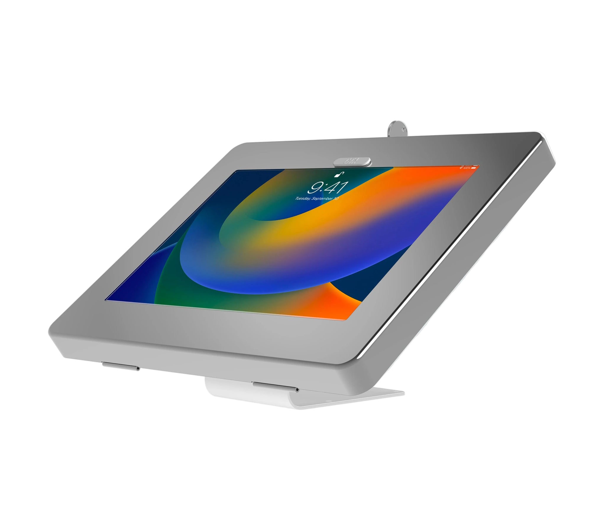 Curved Stand & Wall Mount with Enclosures (Silver) CTA DIGITAL