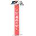 Customizable Dual Enclosure Locking Floor Stand Kiosk w/ Graphic Card Slot for Branding CTA DIGITAL