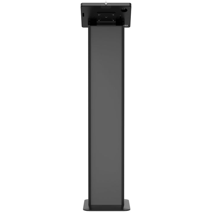 Customizable Premium Locking Floor Stand Kiosk w/ Graphic Card Slot for Branding (Black) CTA DIGITAL