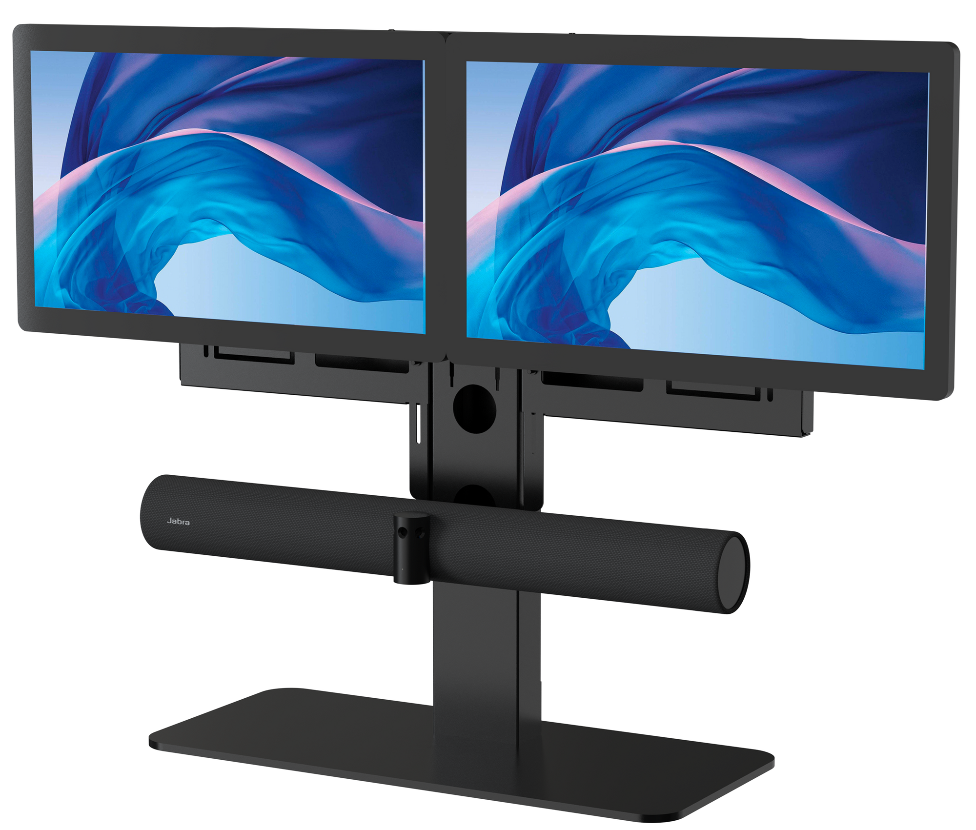 Desktop Display Mount with Speaker, Camera, and Equipment Attachment Points CTA DIGITAL