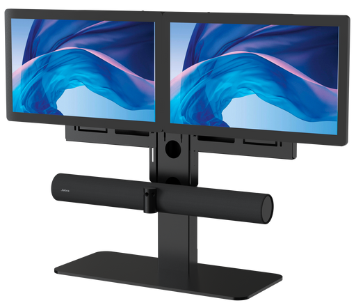 Desktop Display Mount with Speaker, Camera, and Equipment Attachment Points CTA DIGITAL