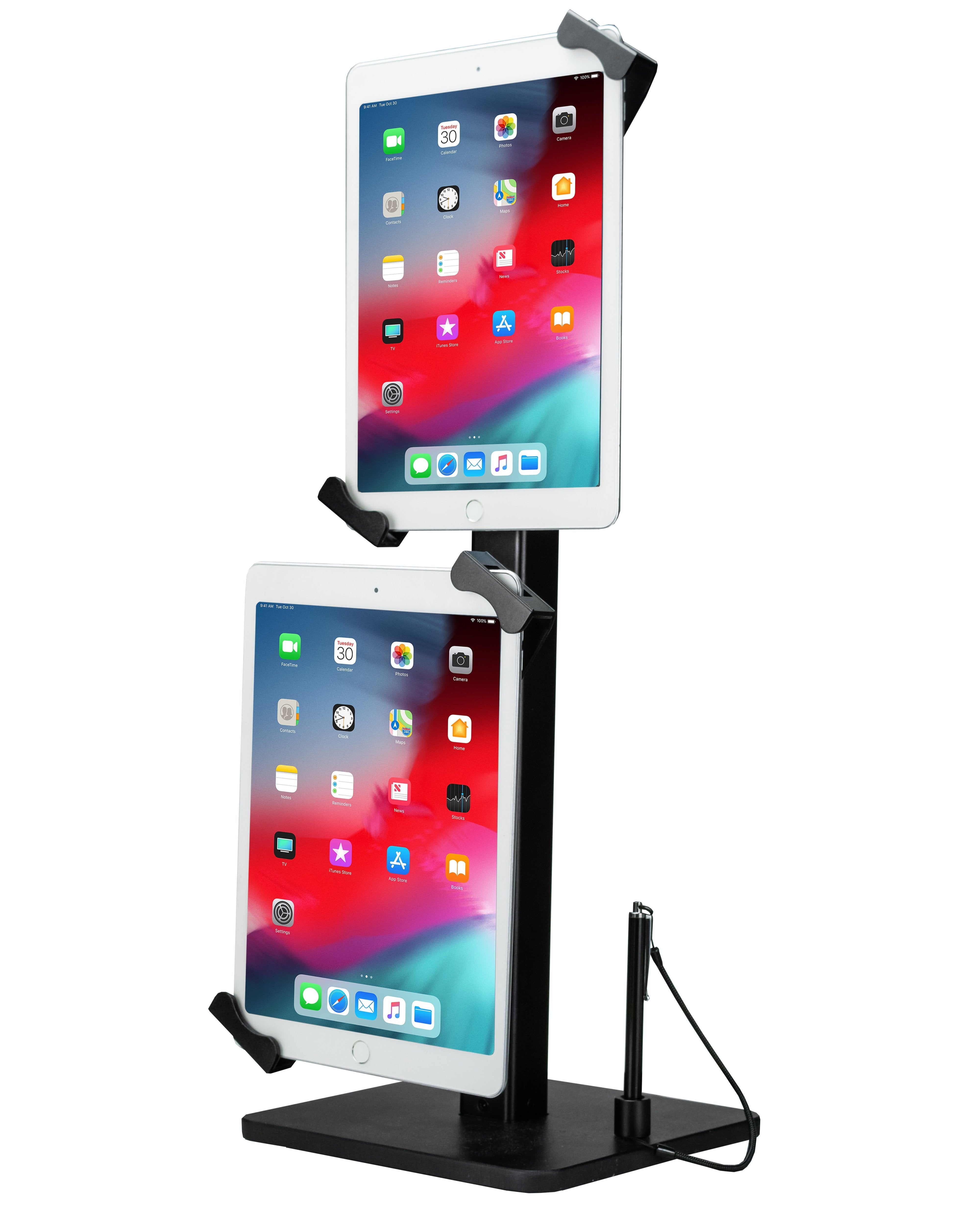 10 Tablet Rack Angle-Adjustable Twin Tablet Stand for 7-10.2 Inch Tablets, ... — CTA ...