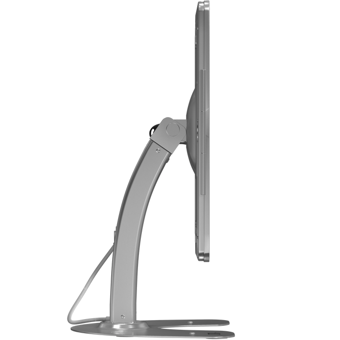 Dual Security Kiosk Stand with Locking Case and Cable CTA