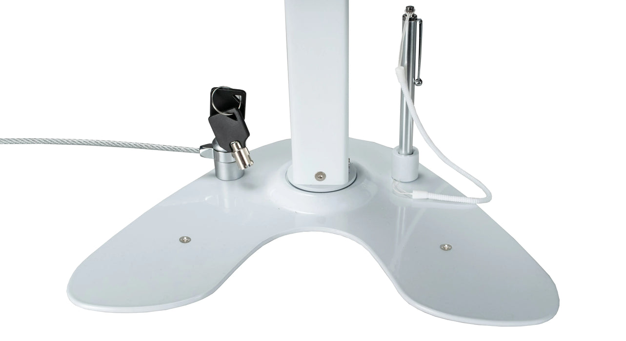Dual Security Kiosk Stand with Locking Case and Cable CTA DIGITAL