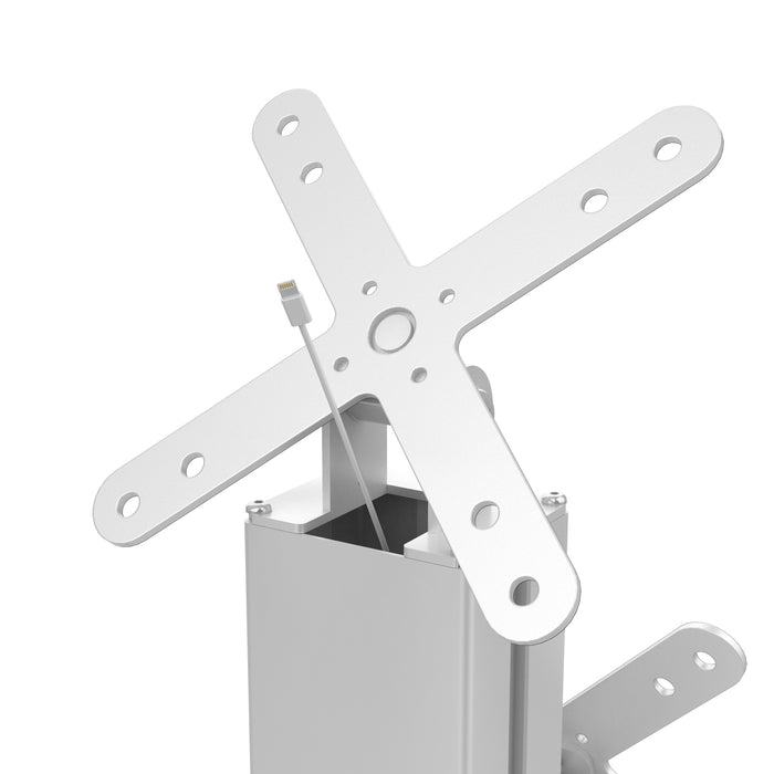 Dual VESA Compatible Table Mount for POS (White) CTA DIGITAL