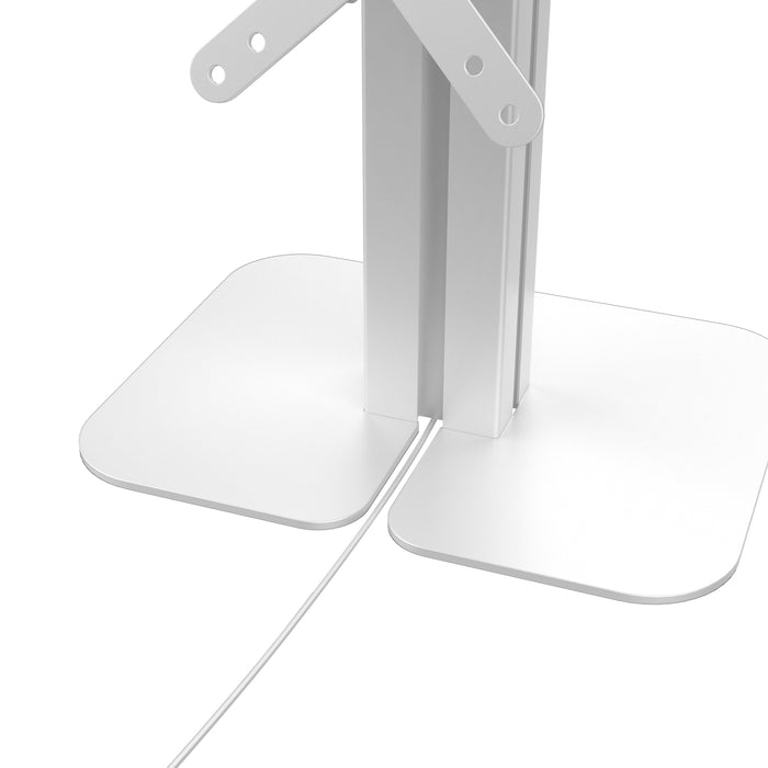 Dual VESA Compatible Table Mount for POS (White) CTA DIGITAL