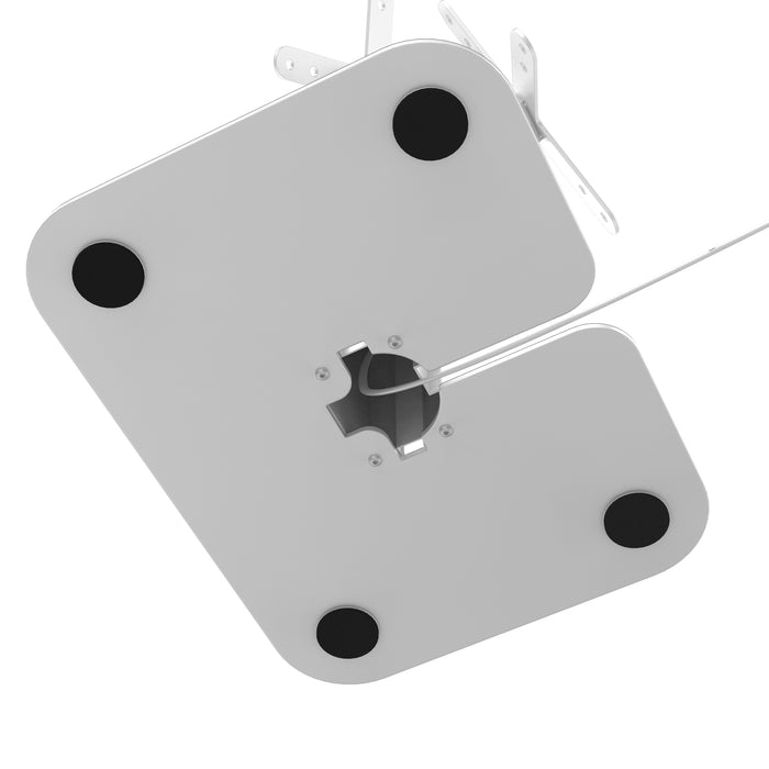 Dual VESA Compatible Table Mount for POS (White) CTA DIGITAL